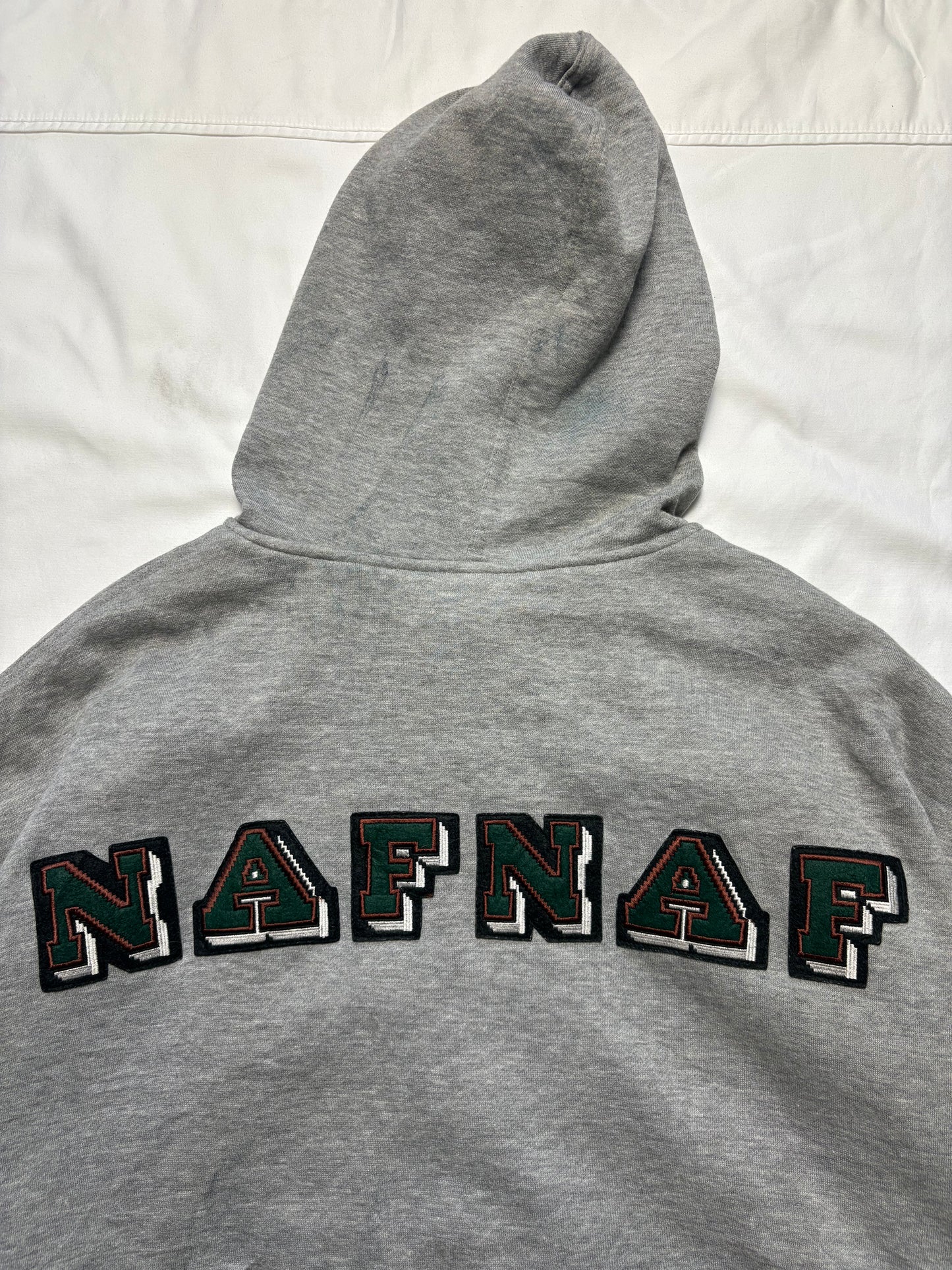 Naf Naf 90s Cotton + Nylon Zip Up Jacket (XXL)