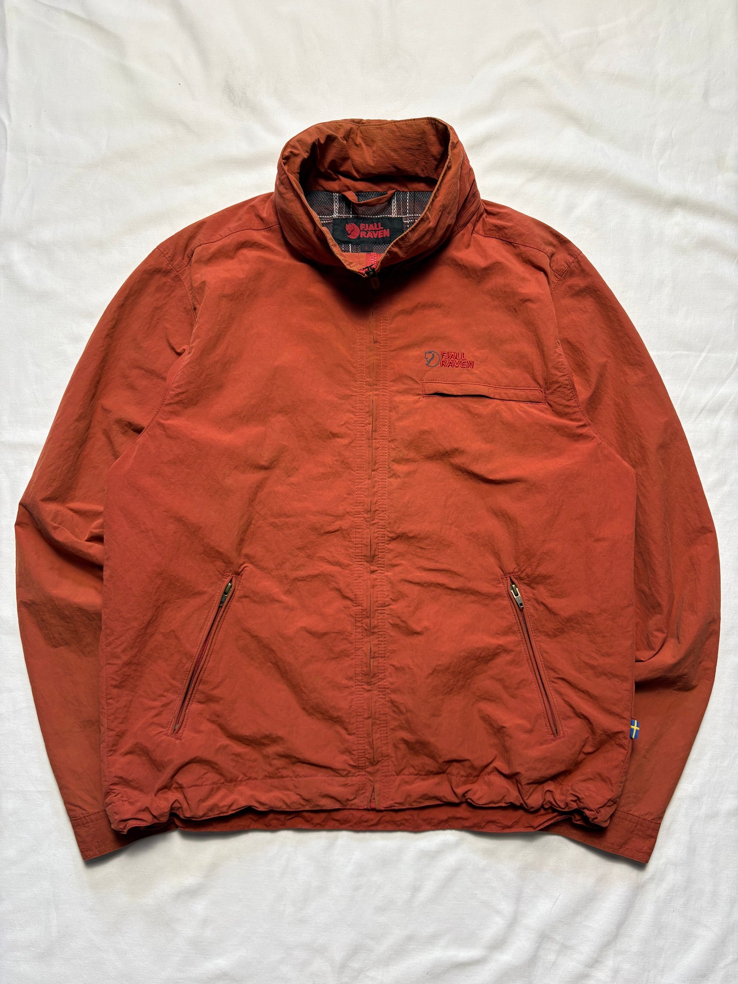 Fjall Raven 00s Orange Outdoors Zip Up Jacket (S)