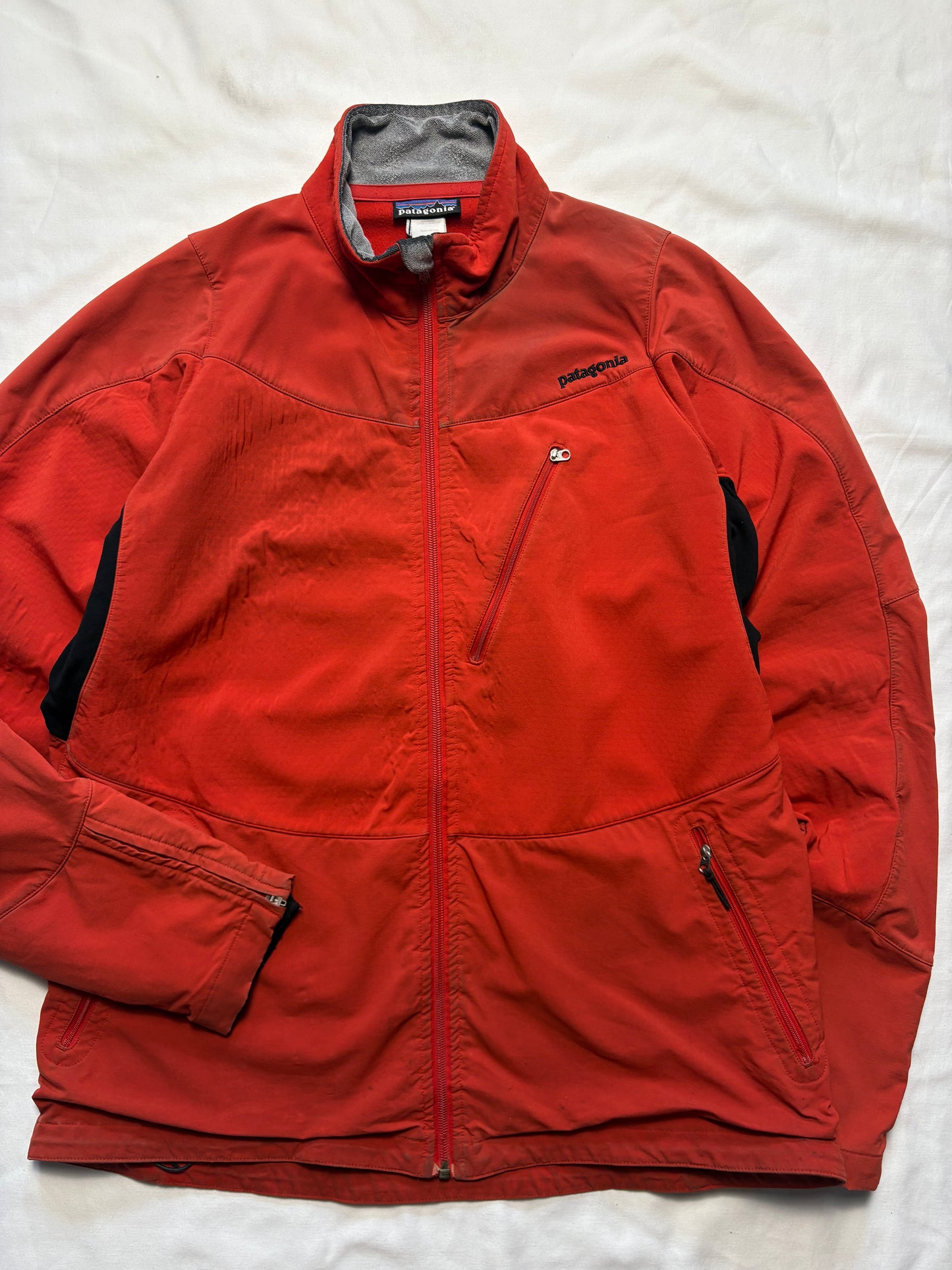 Patagonia 00s Orange Outdoors Zip Up Jacket (M)
