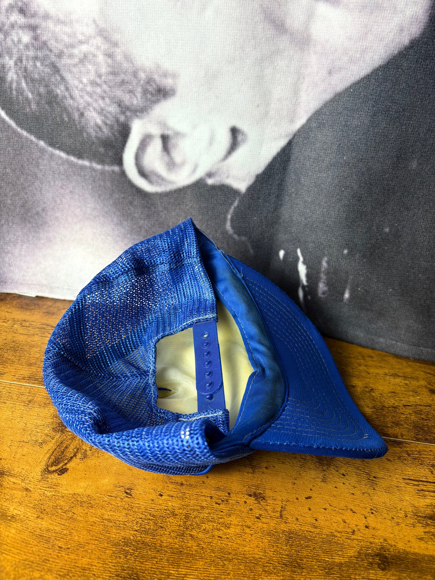 Vintage Tennis Club 90s Blue Trucker Hat