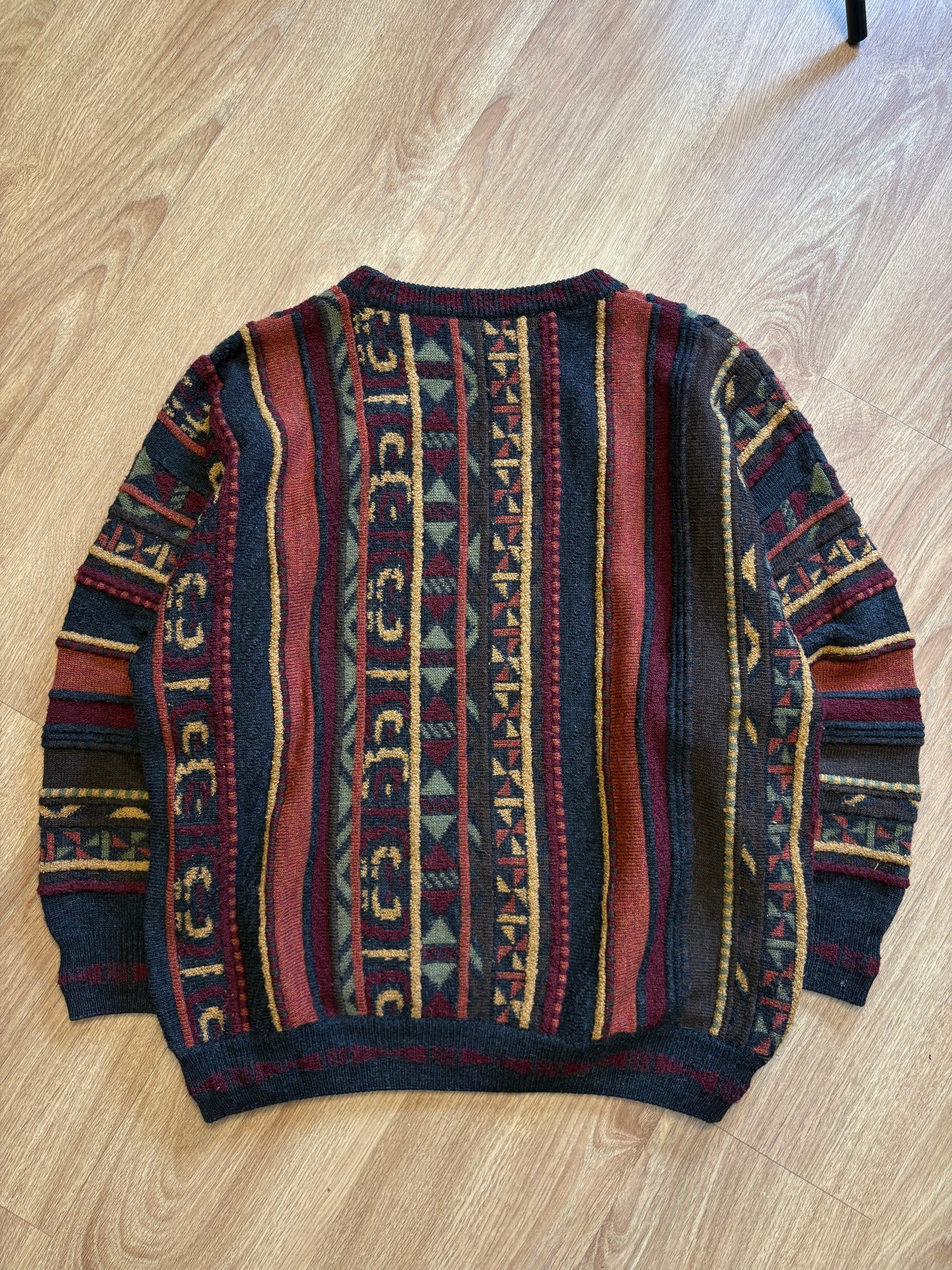Vintage Marina Wool 90s Coogi Style Knit Jumper (L)