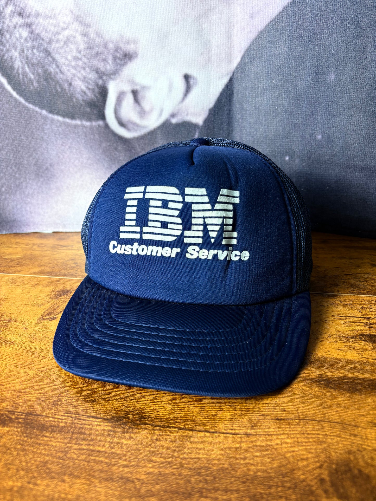 Vintage IBM Navy Blue Trucker Hat