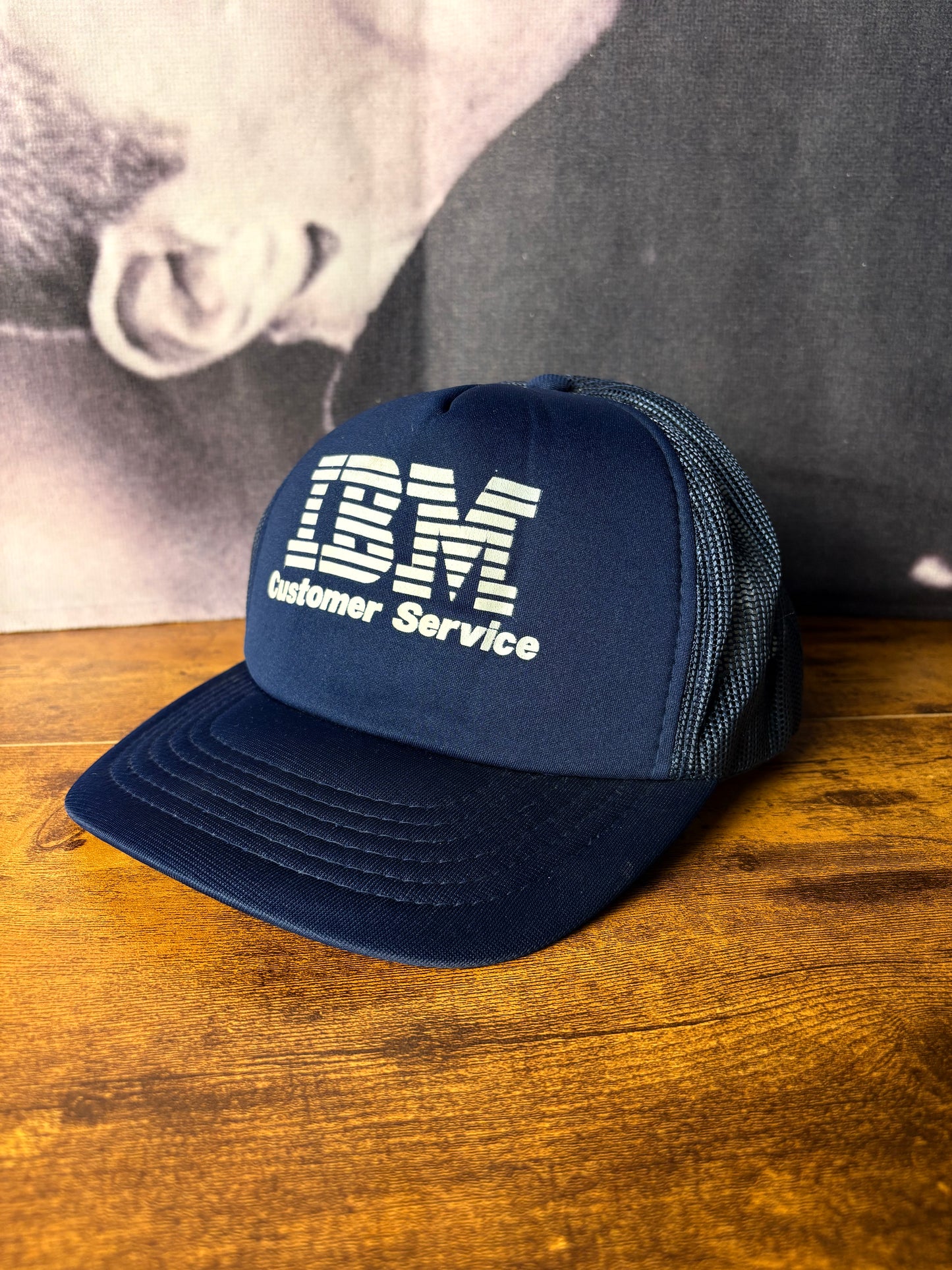 Vintage IBM Navy Blue Trucker Hat