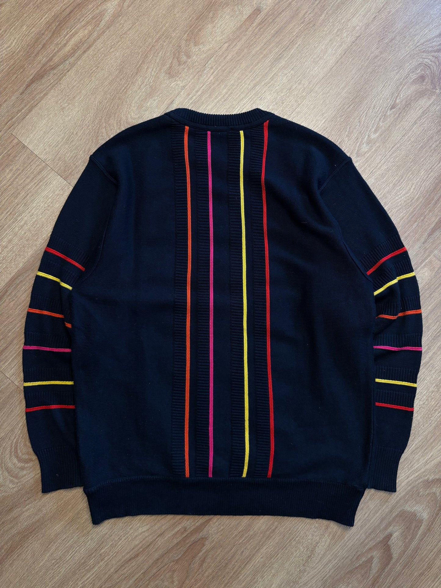 Carlo Colucci 90s Italian Coogi Style Knit Jumper (M)
