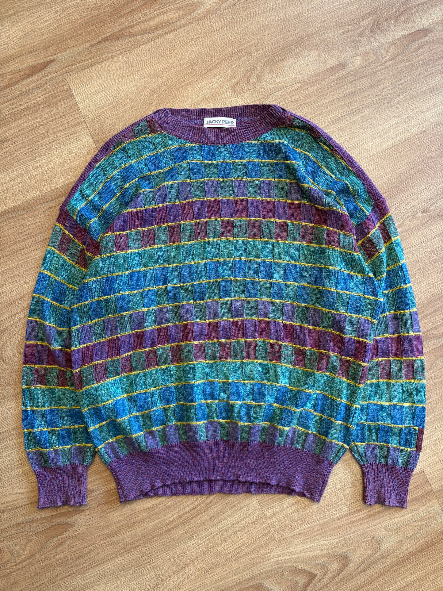 Vintage Marina Wool 90s Coogi Style Knit Jumper (L)