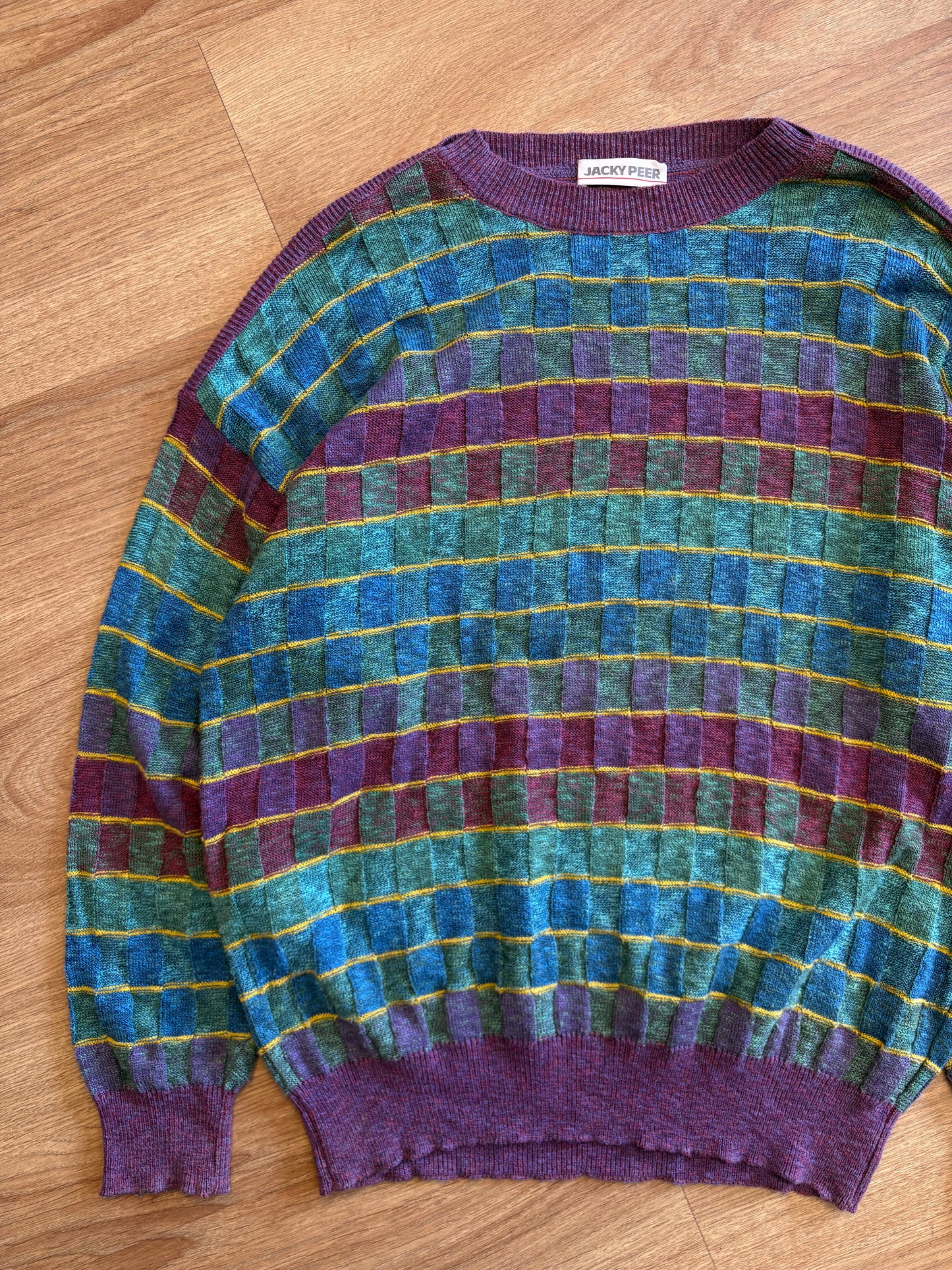Vintage Marina Wool 90s Coogi Style Knit Jumper (L)