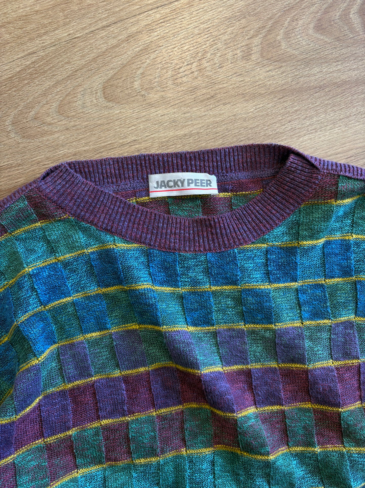 Vintage Marina Wool 90s Coogi Style Knit Jumper (L)