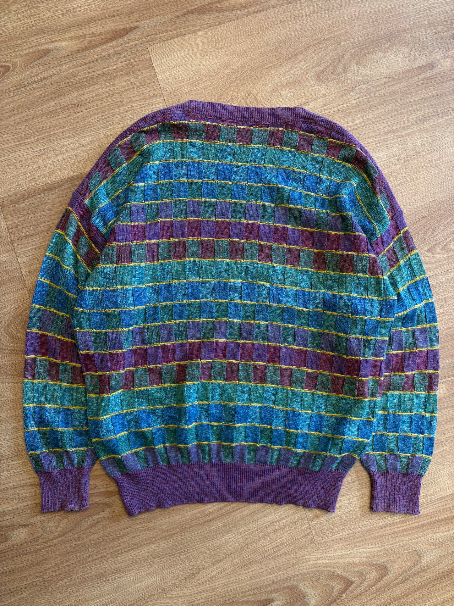 Vintage Marina Wool 90s Coogi Style Knit Jumper (L)