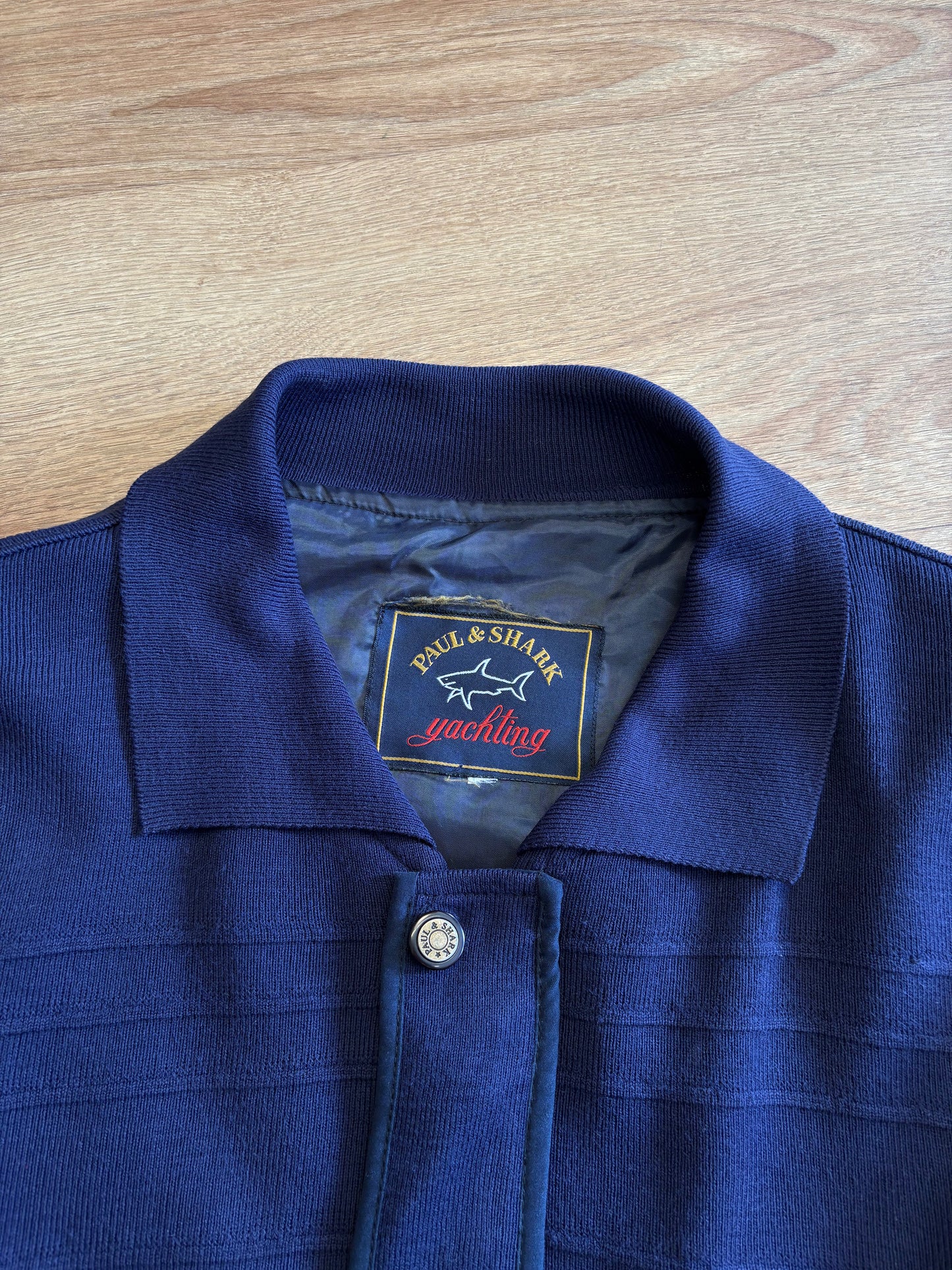 Paul & Shark 90s Navy Italian Zip-up Cardigan Jumper (XL)
