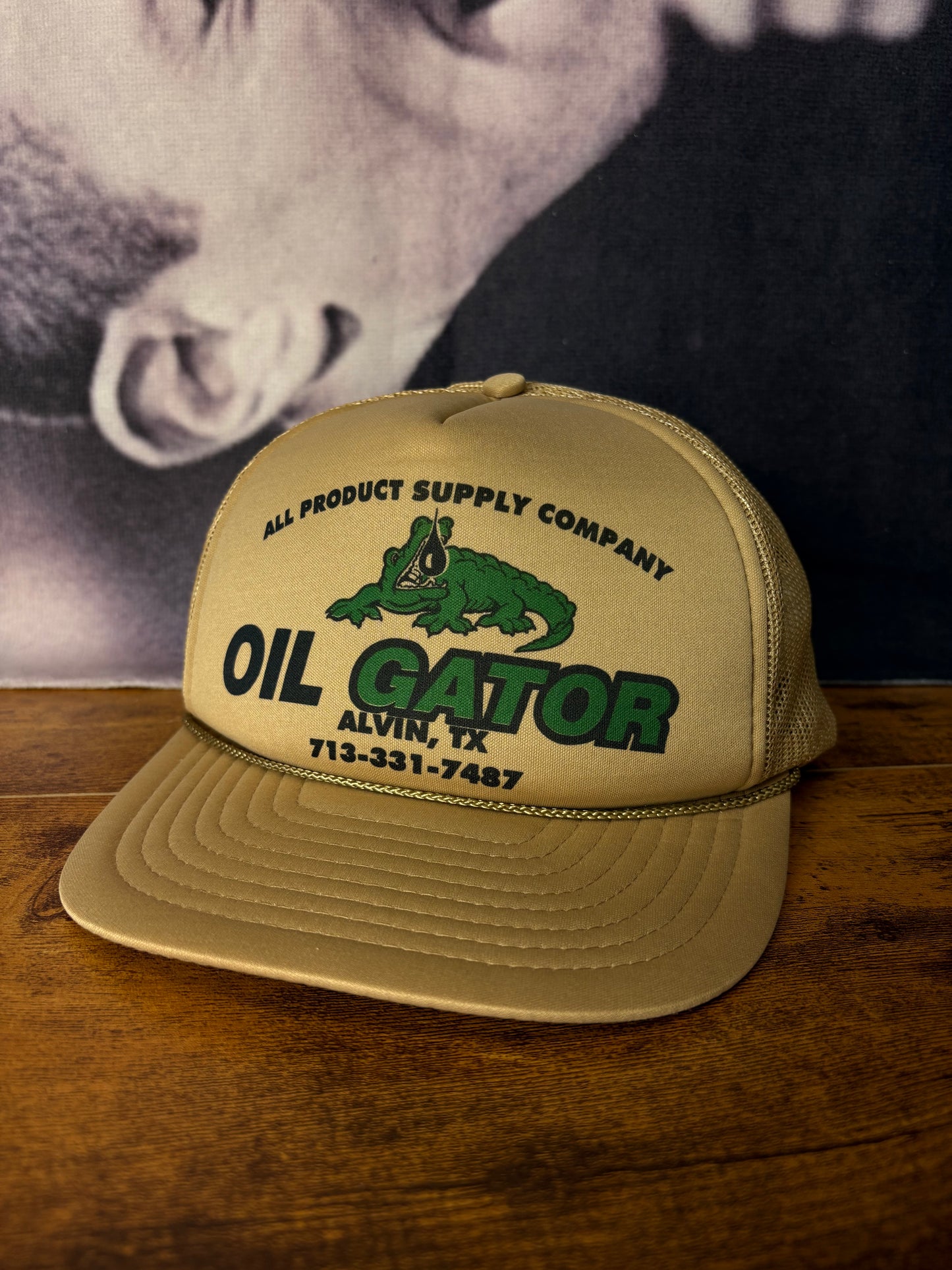 Vintage Gator Texas Gold Trucker Hat