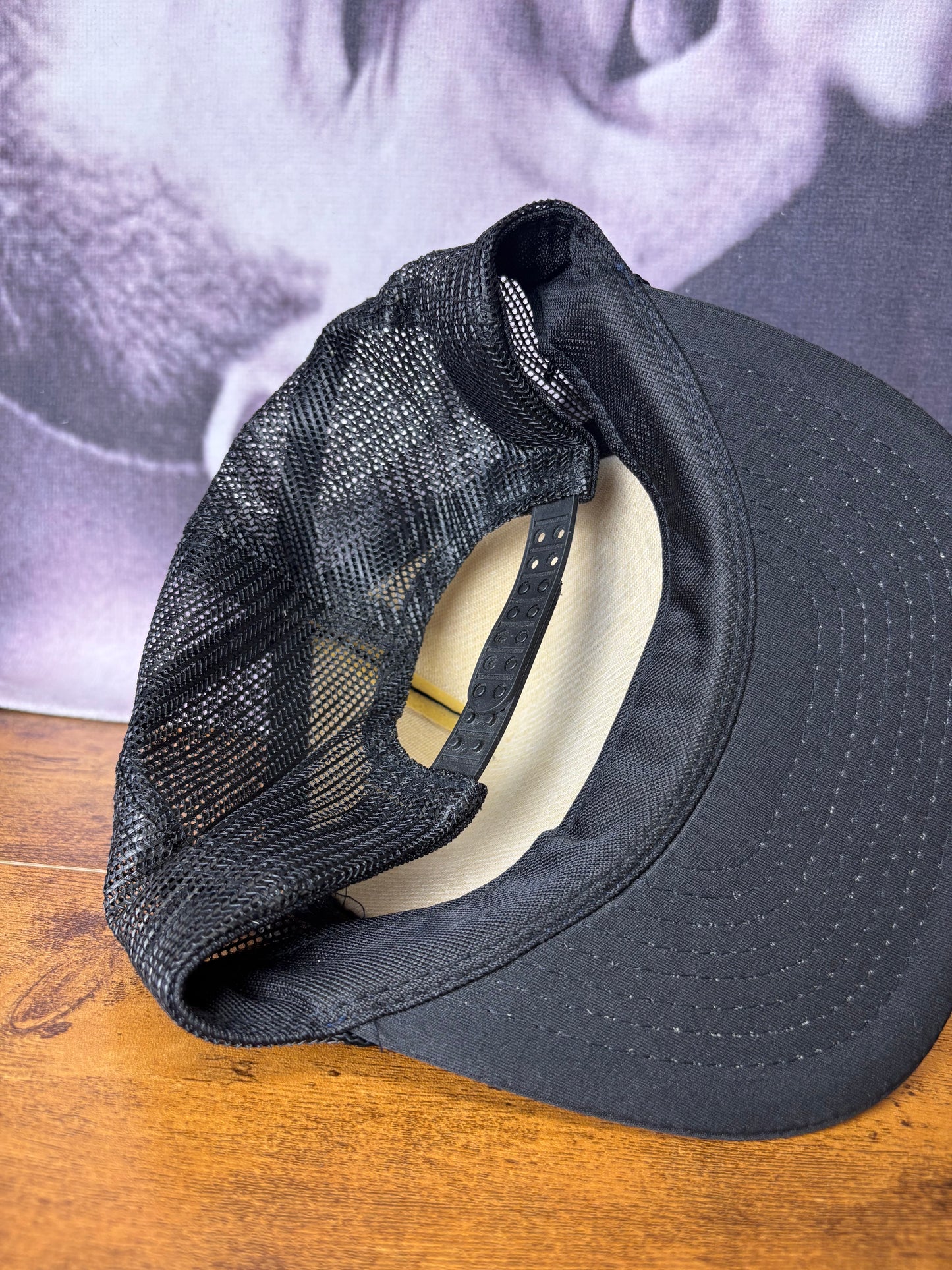 Vintage Muscle Car Black Trucker Hat