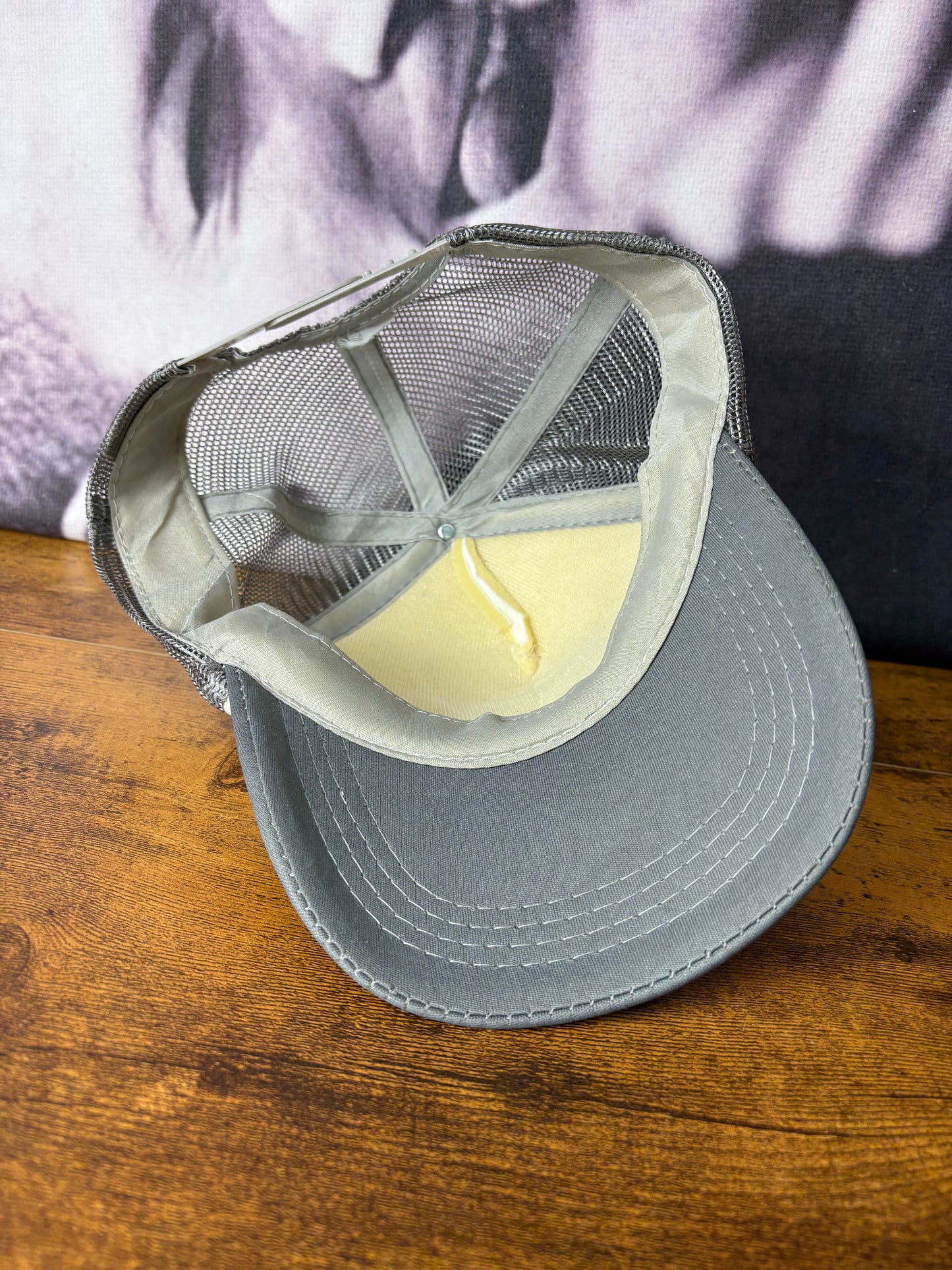 Vintage Save The Narwhals Grey + White Trucker Hat