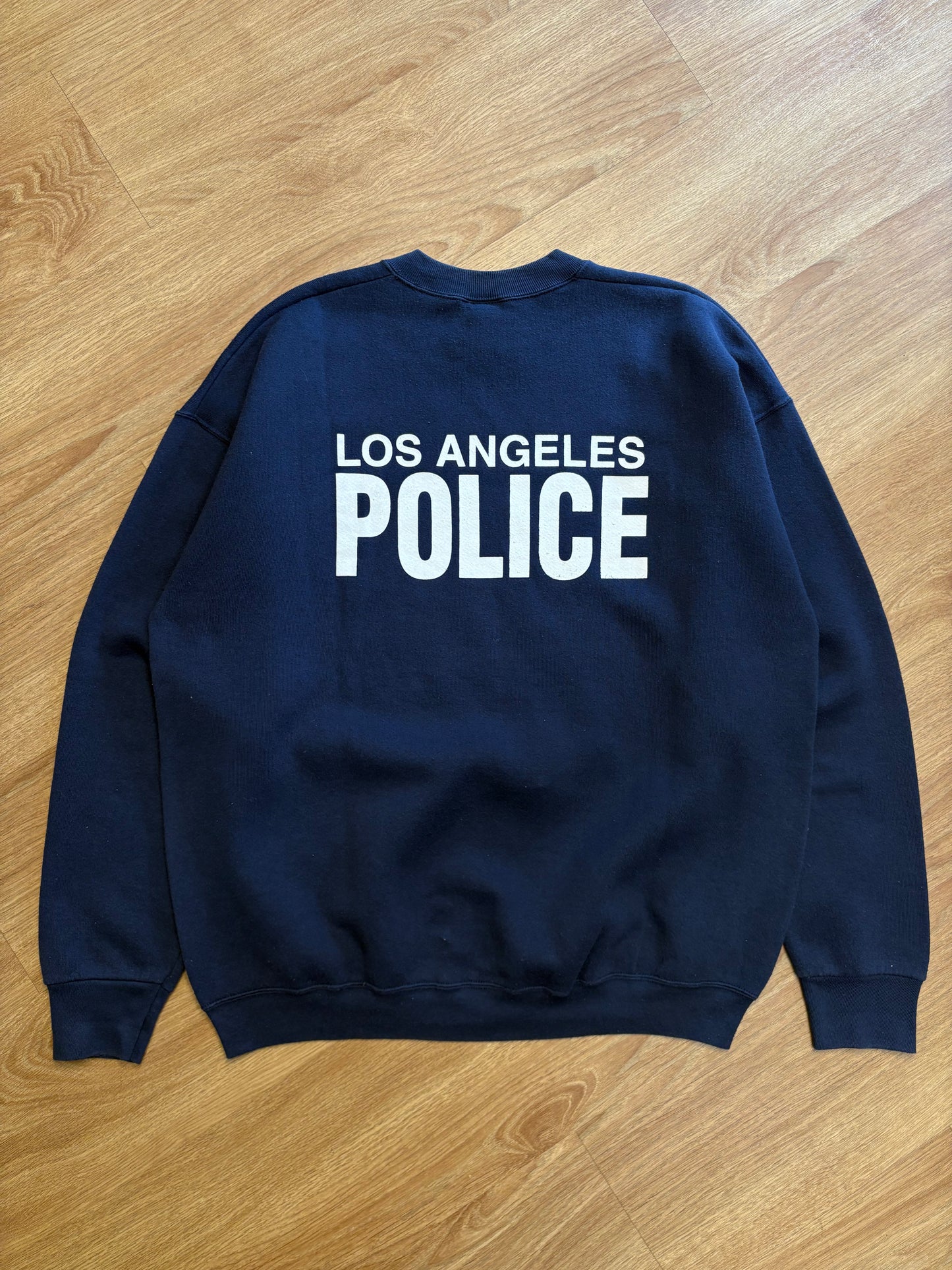 Vintage LA Police FOTL Navy Graphic Sweatshirt (XL)