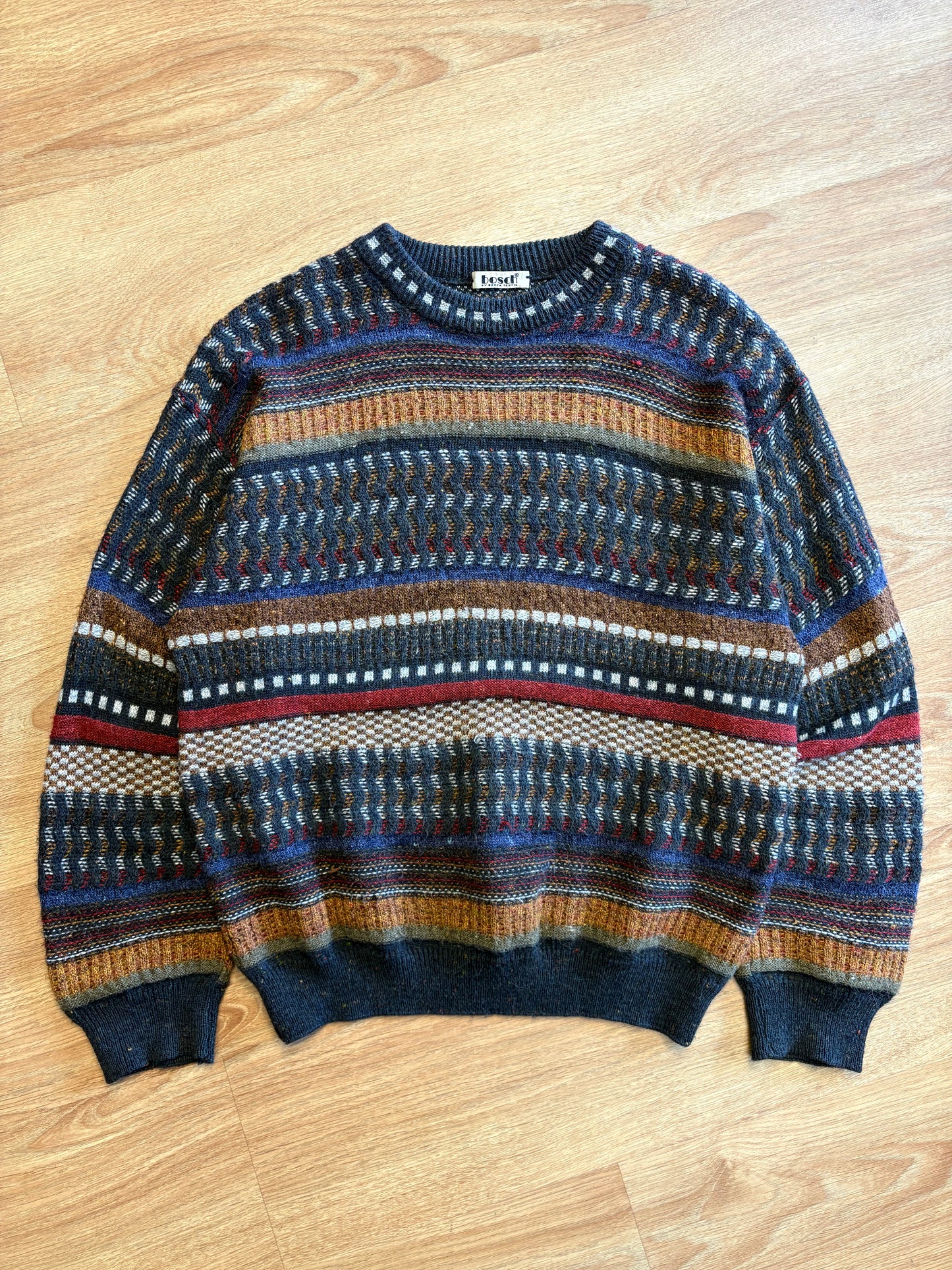 Vintage Marina Wool 90s Coogi Style Knit Jumper (M)