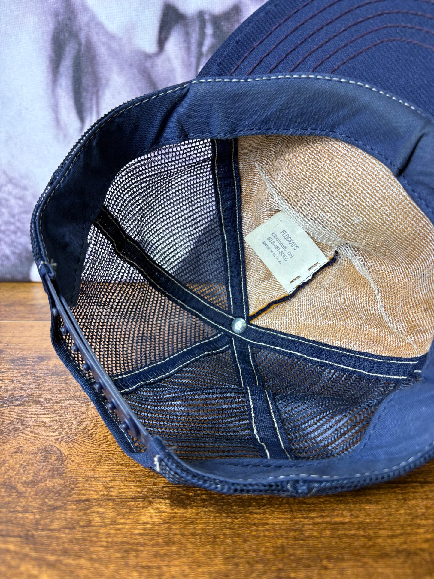 Vintage US Veterans Navy Trucker Hat