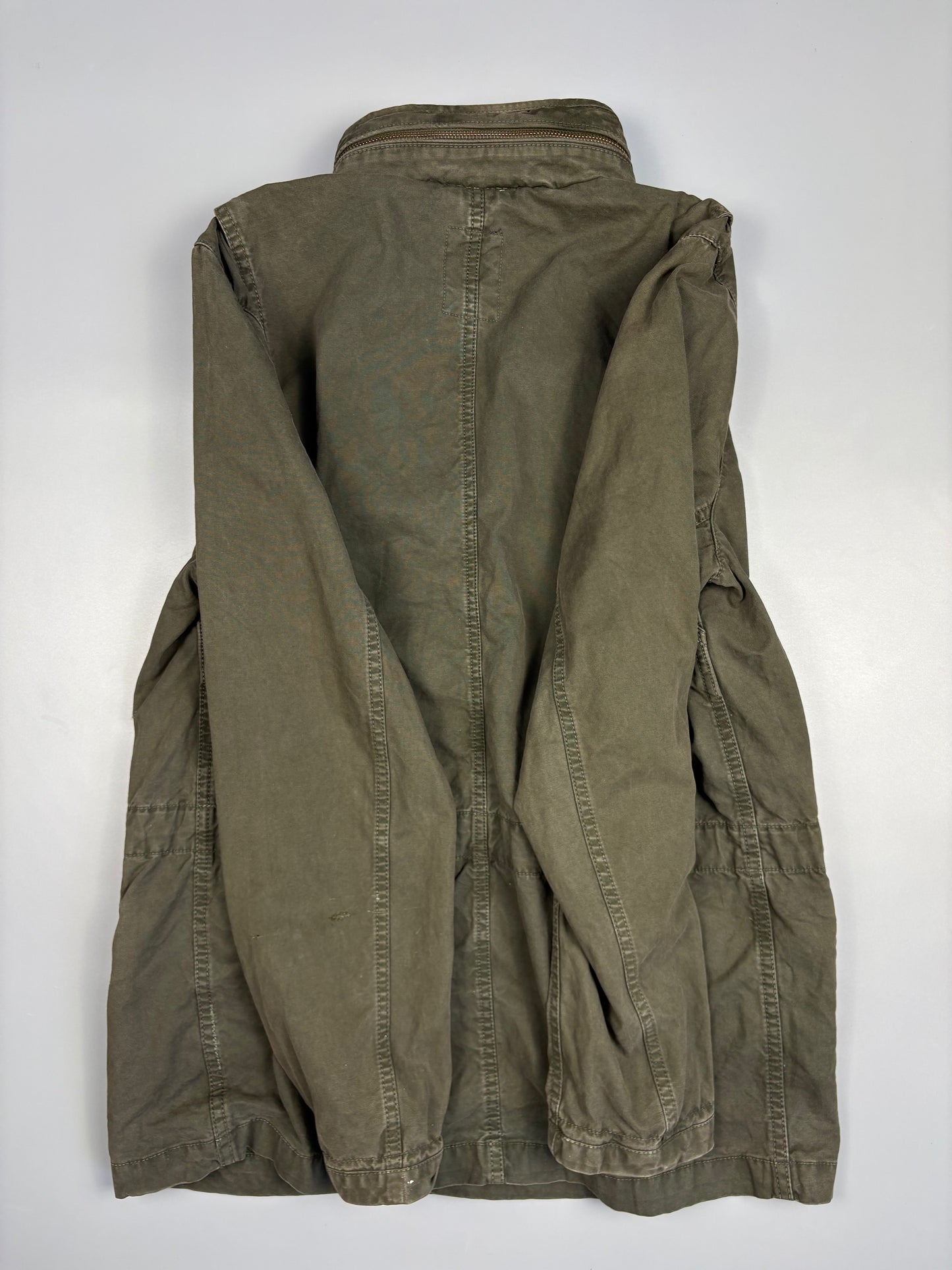 2000s GAP Military Green Canvas Work Jacket (S)