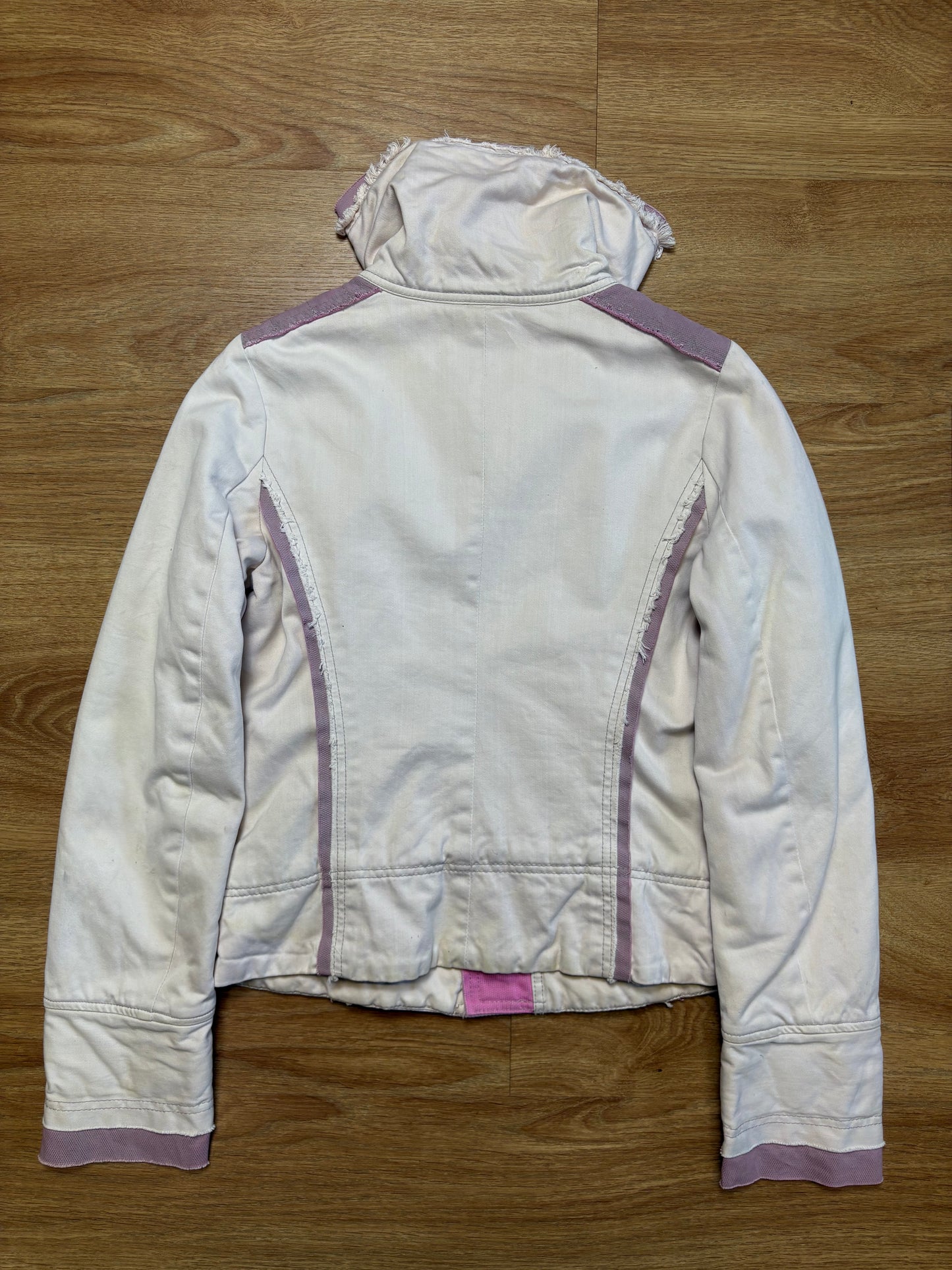 Diesel Industry 2000s Light Pink Technical Jacket (women's M)