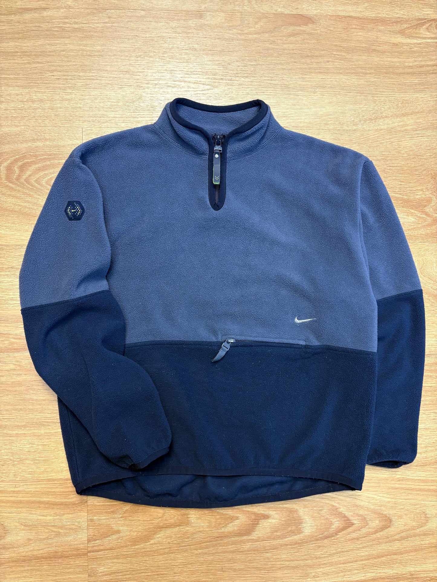 Nike Premier 2000s Two Tone Quarter Zip Fleece (women's L)