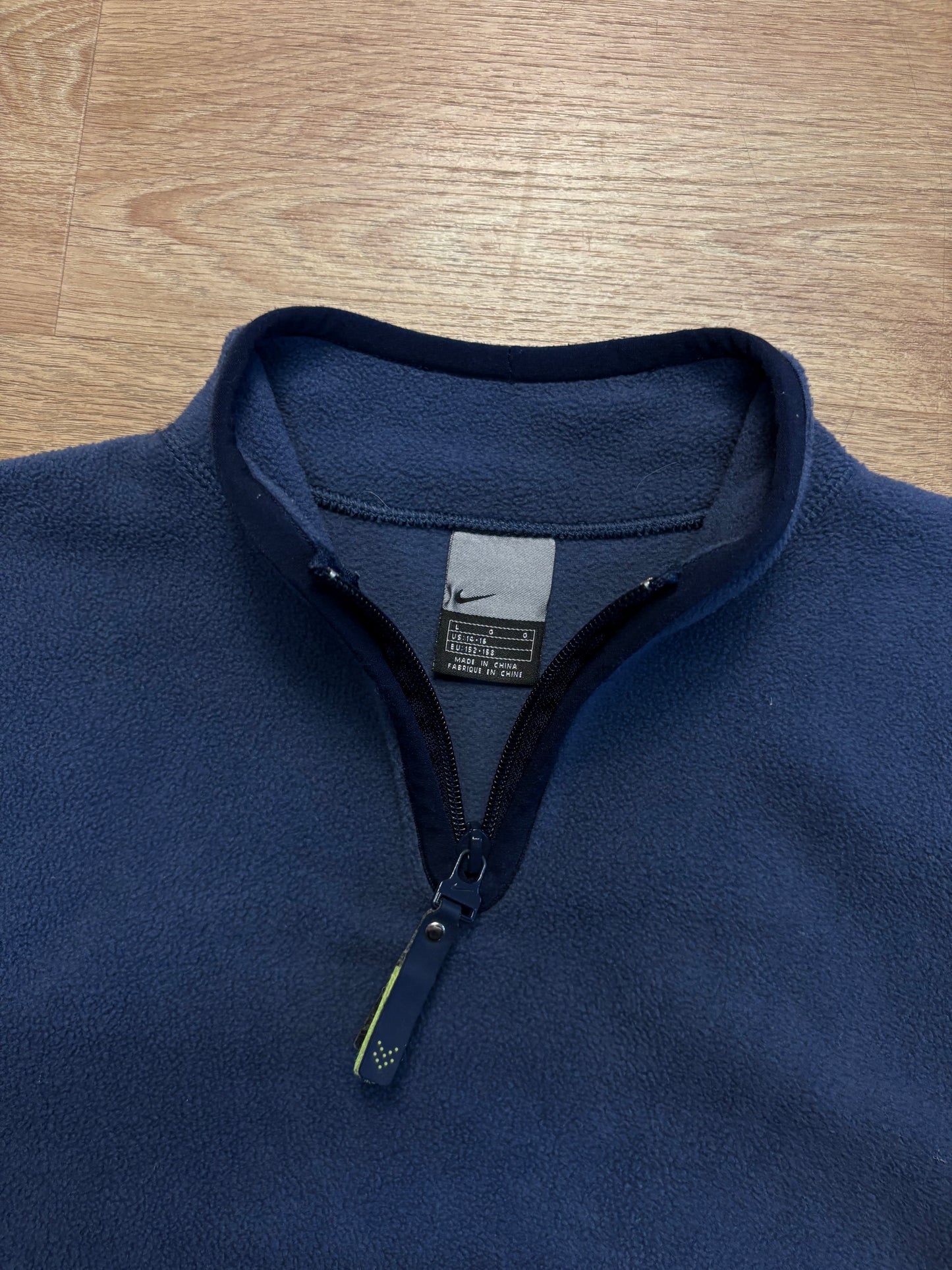 Nike Premier 2000s Two Tone Quarter Zip Fleece (women's L)