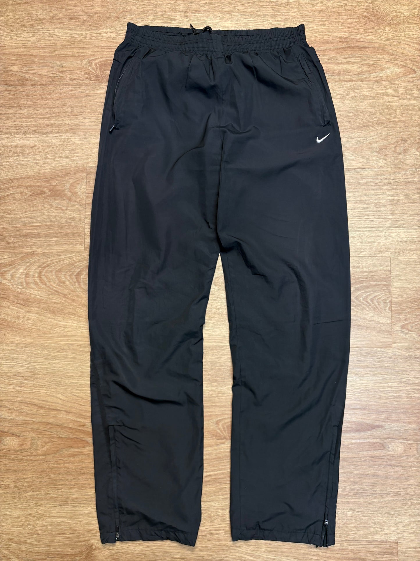 Nike AIR 2000s Black Baggy Track Pants (XL)