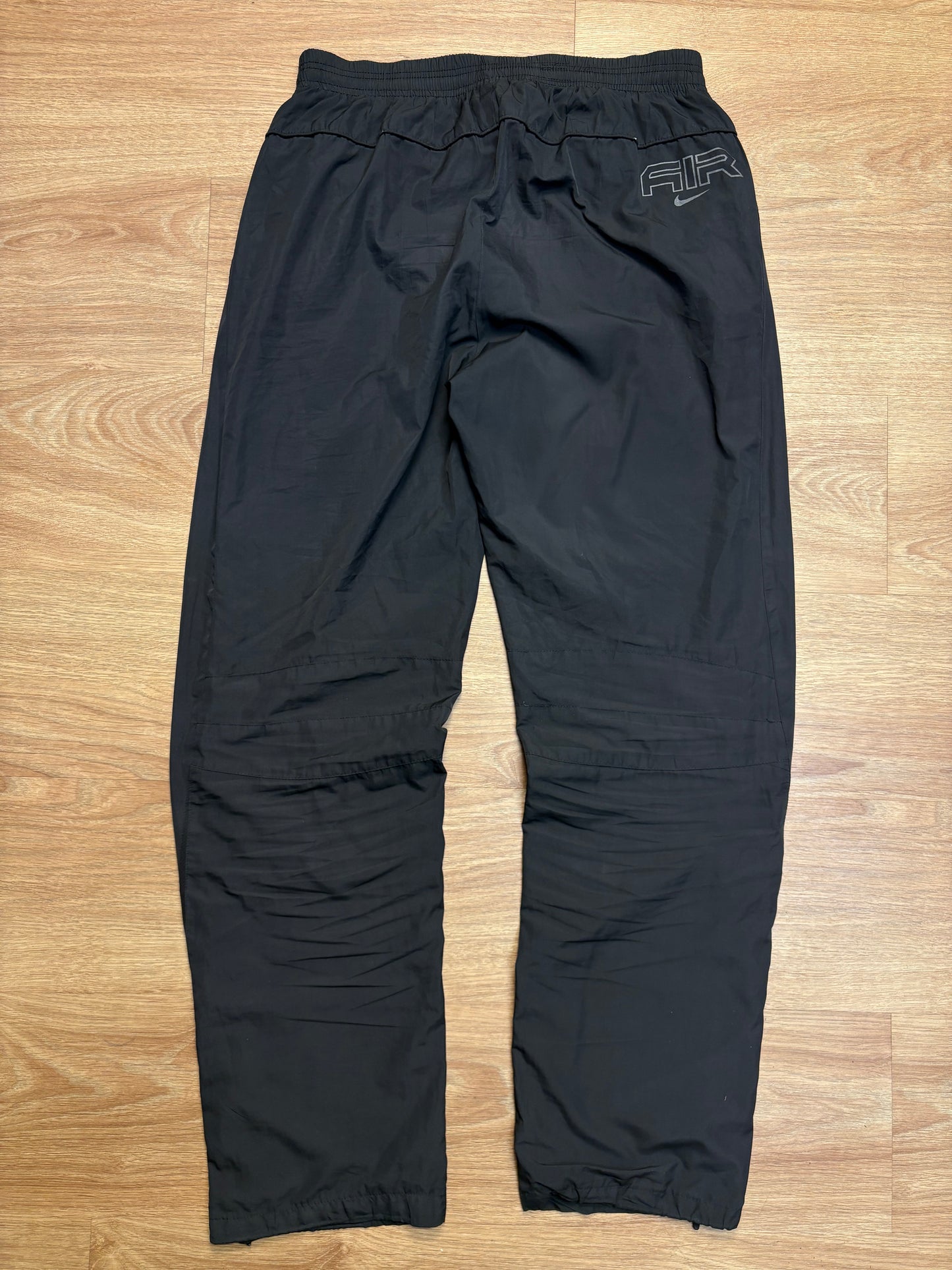 Nike AIR 2000s Black Baggy Track Pants (XL)