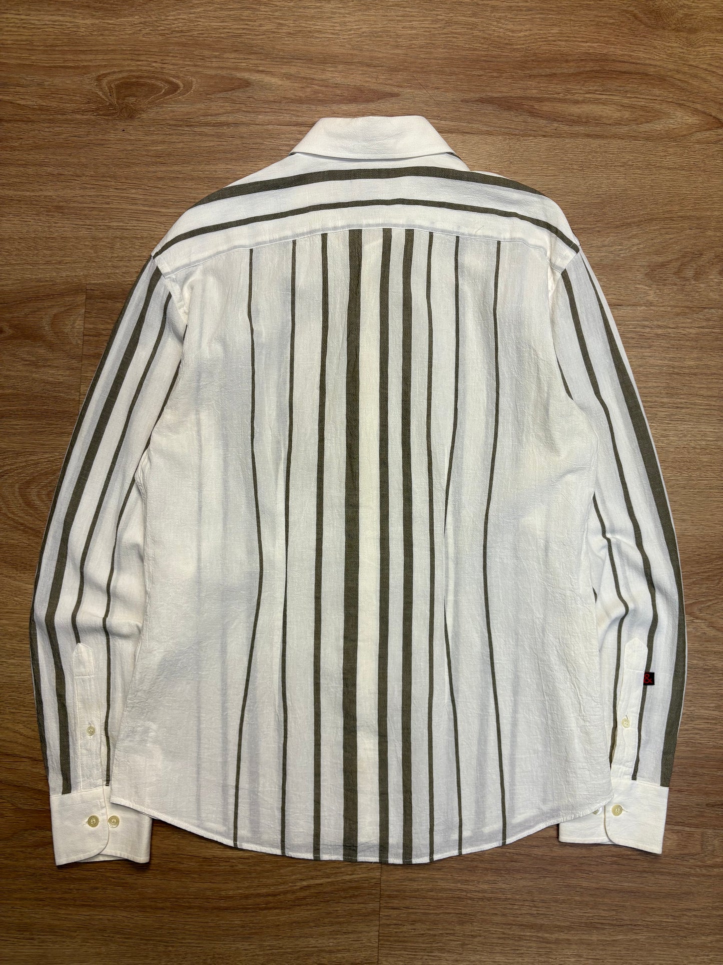 Dolce & Gabbana 90s Stripe Linen Shirt (M)