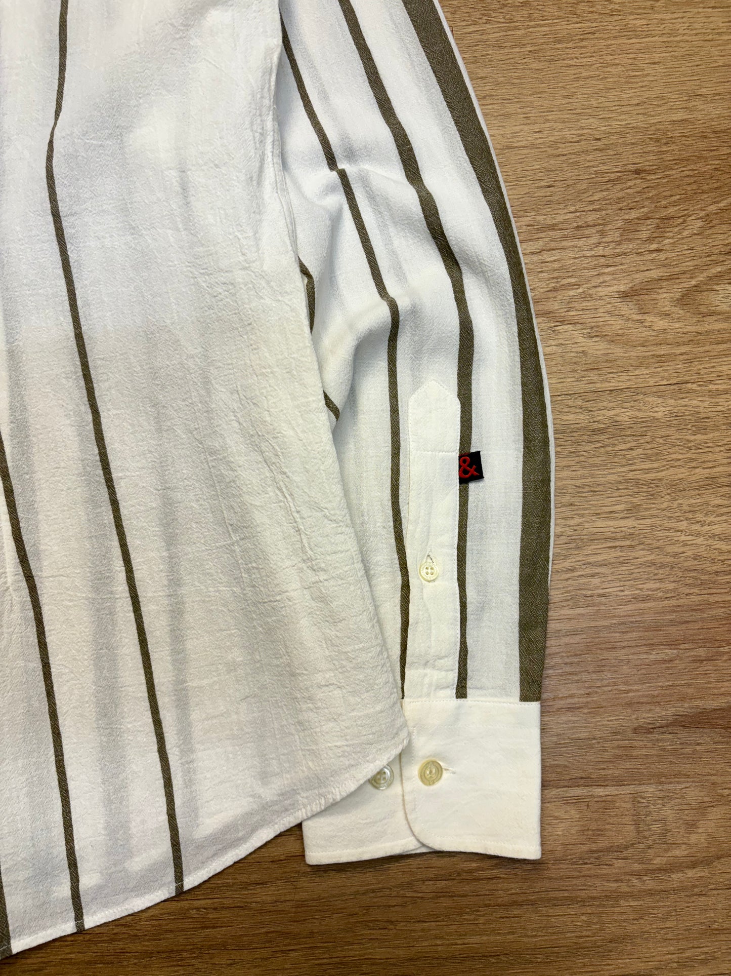 Dolce & Gabbana 90s Stripe Linen Shirt (M)