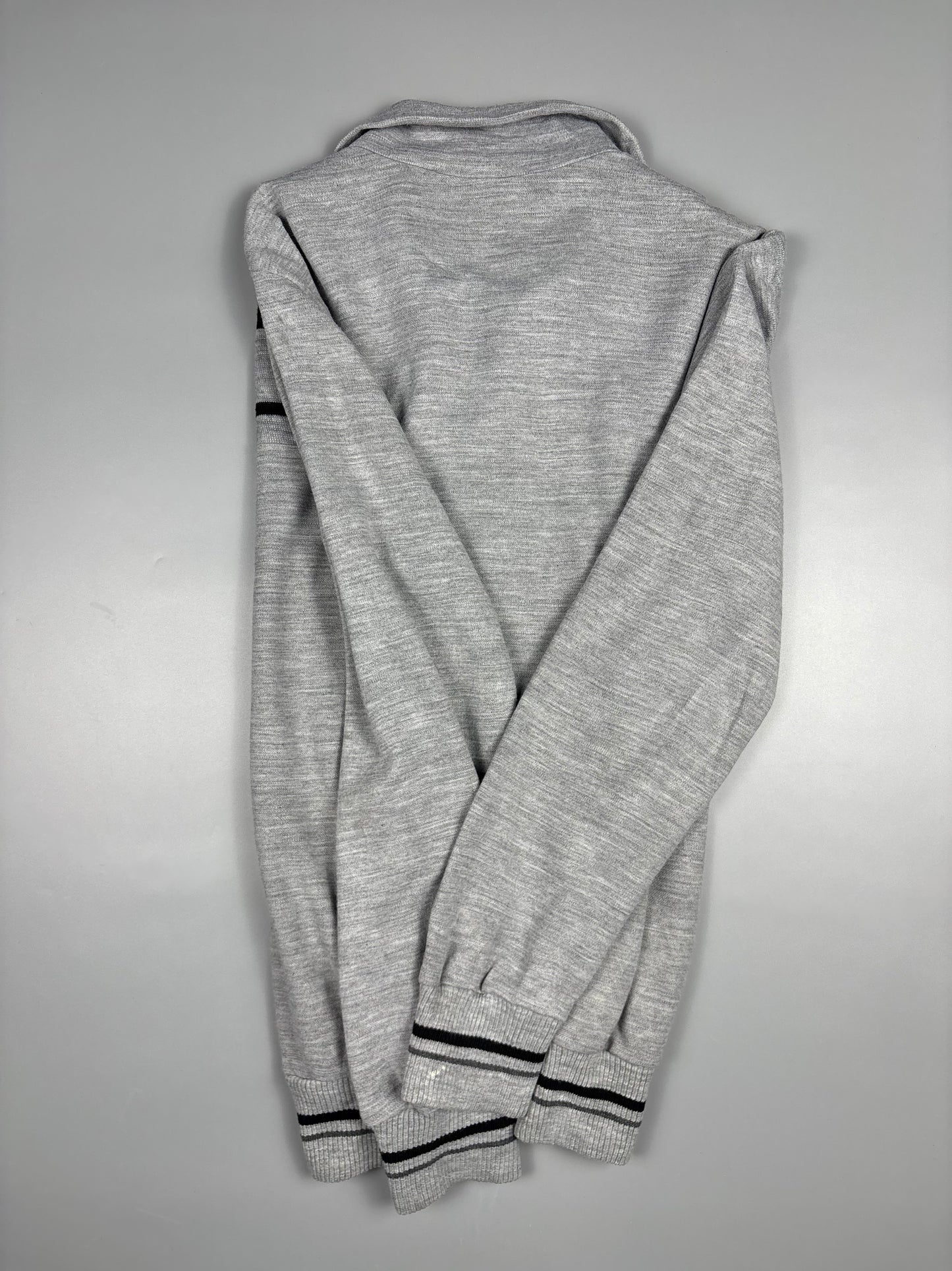 1980s Puma Classics Heather Grey Cotton Track Top (XL)