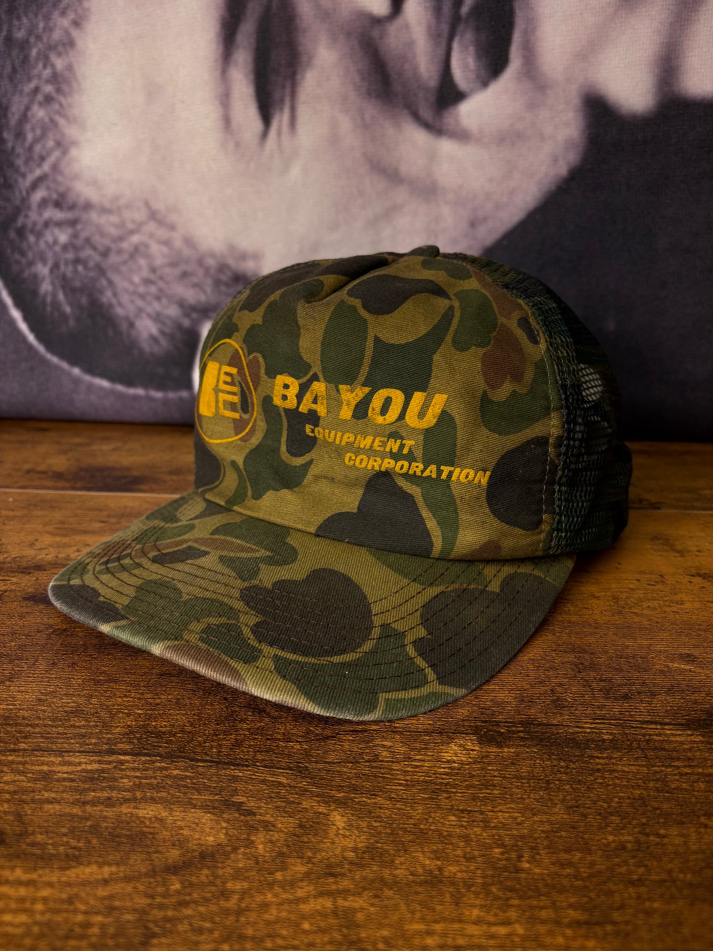 Vintage Camouflage 90s Mesh Trucker Hat