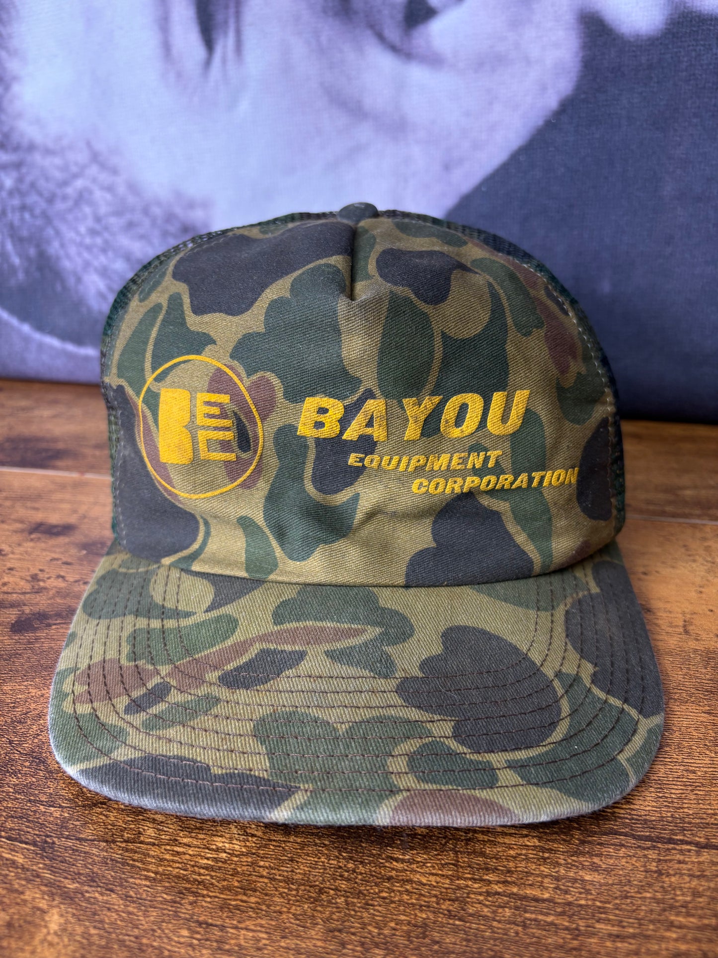 Vintage Camouflage 90s Mesh Trucker Hat
