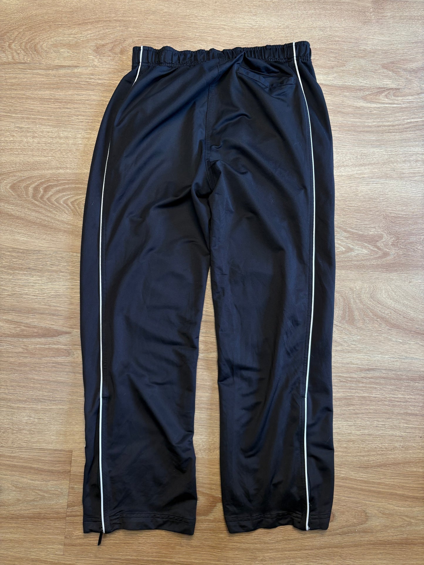 Reebok Spellout 2000s Black Baggy Track Pants (S)
