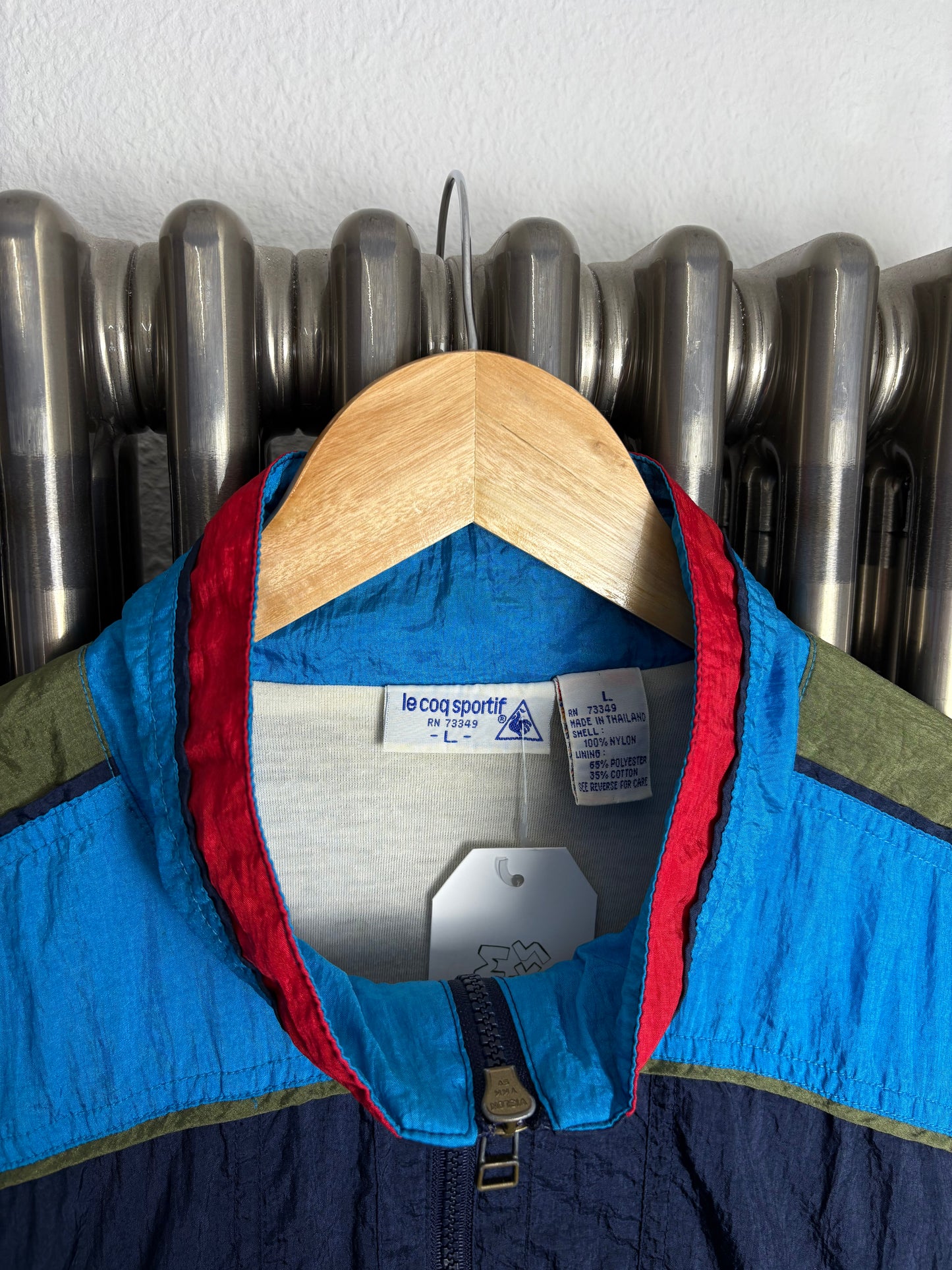 Le Coq Sportif 2000s Shimmer Colour Block Track Jacket (L)