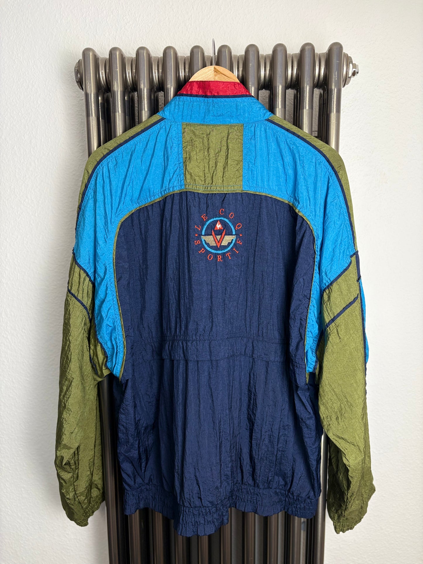 Le Coq Sportif 2000s Shimmer Colour Block Track Jacket (L)