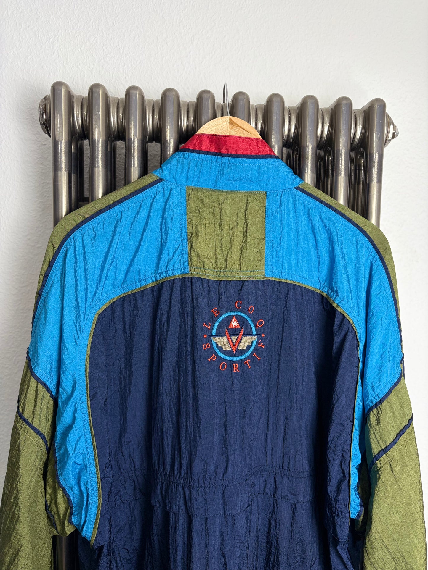 Le Coq Sportif 2000s Shimmer Colour Block Track Jacket (L)