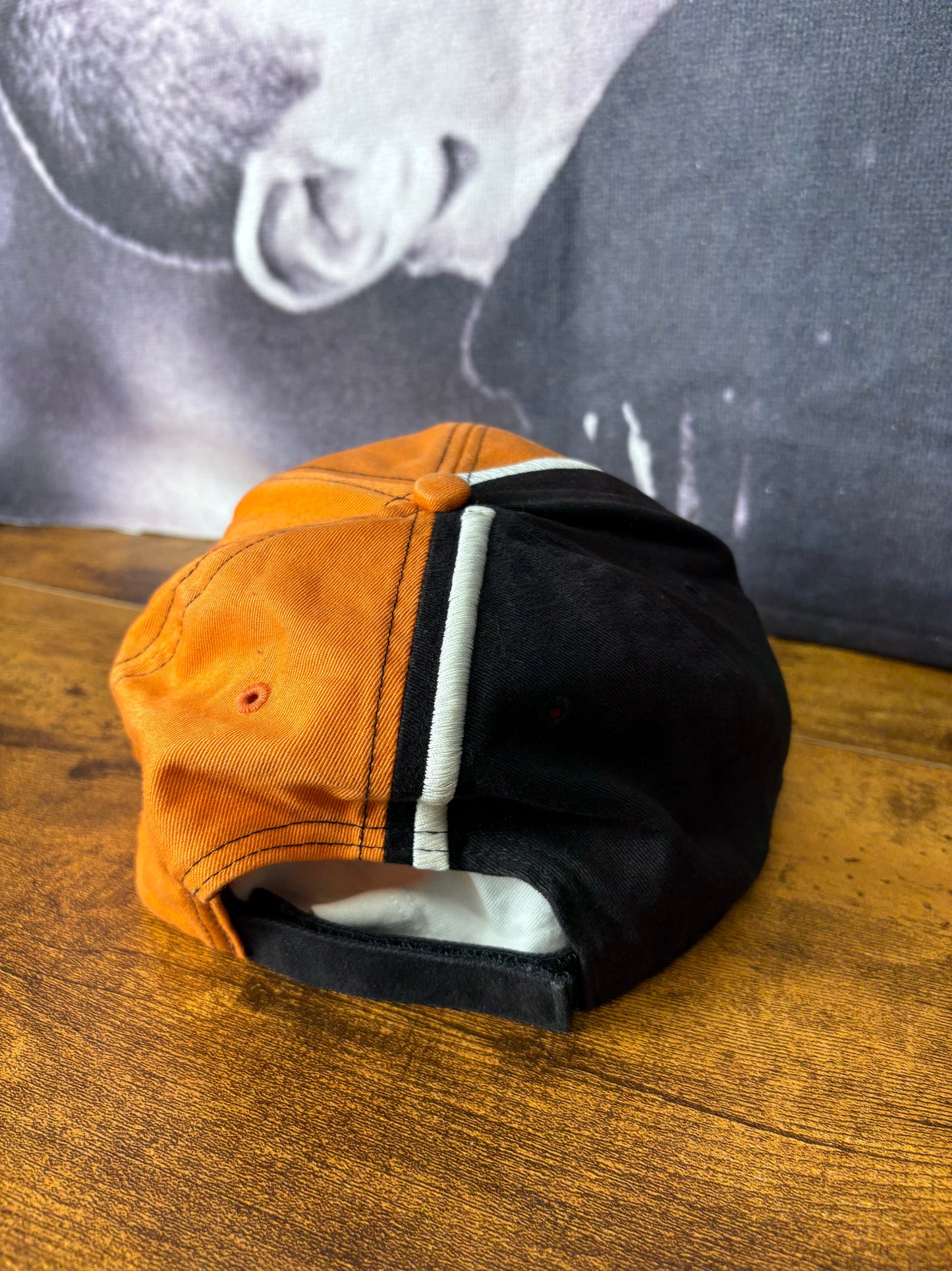 Vintage Racing Orange + Black Trucker Hat