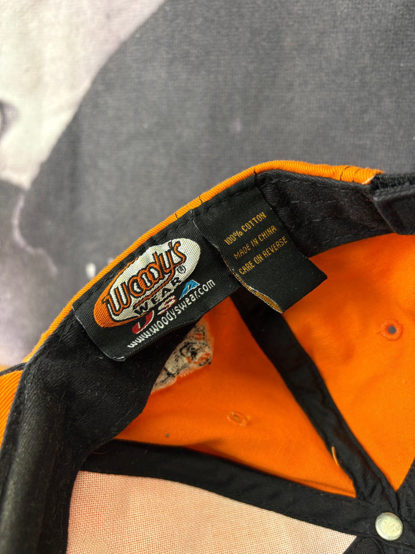 Vintage Racing Orange + Black Trucker Hat