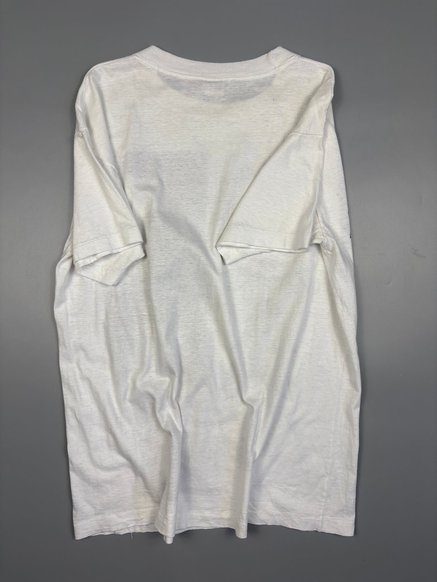 1990 Glastonbury Festival by Robert Crumb White Graphic Tee (M)