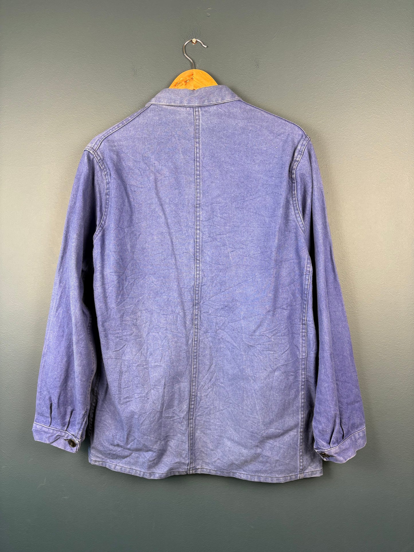 True Vintage 1960s Faded Blue French Chore Jacket (M)
