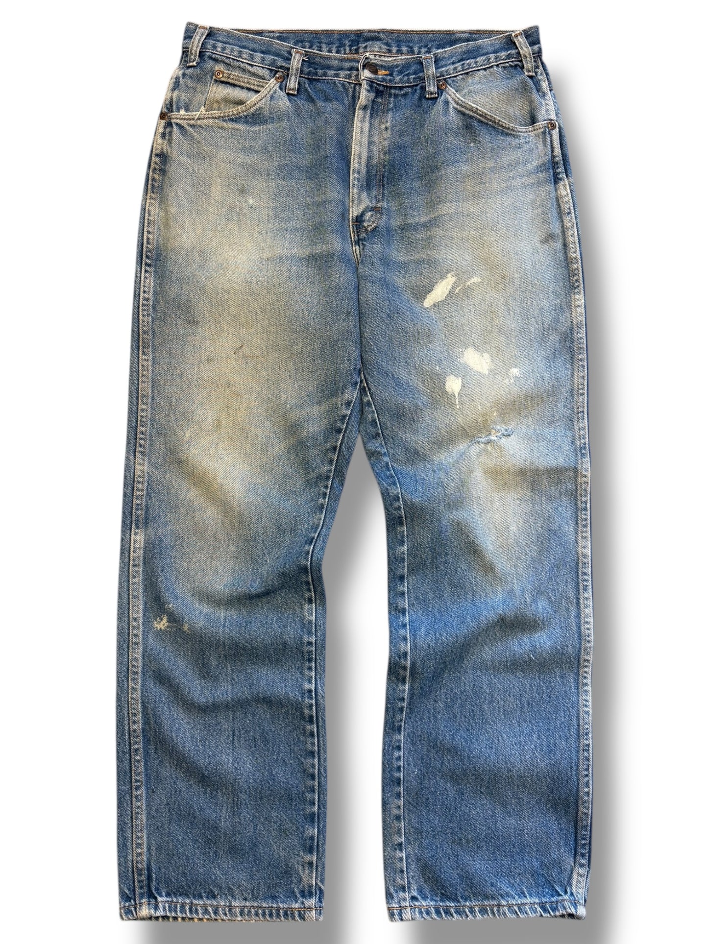 Dickies Workwear Baggy Blue Denim Jeans (34x30)