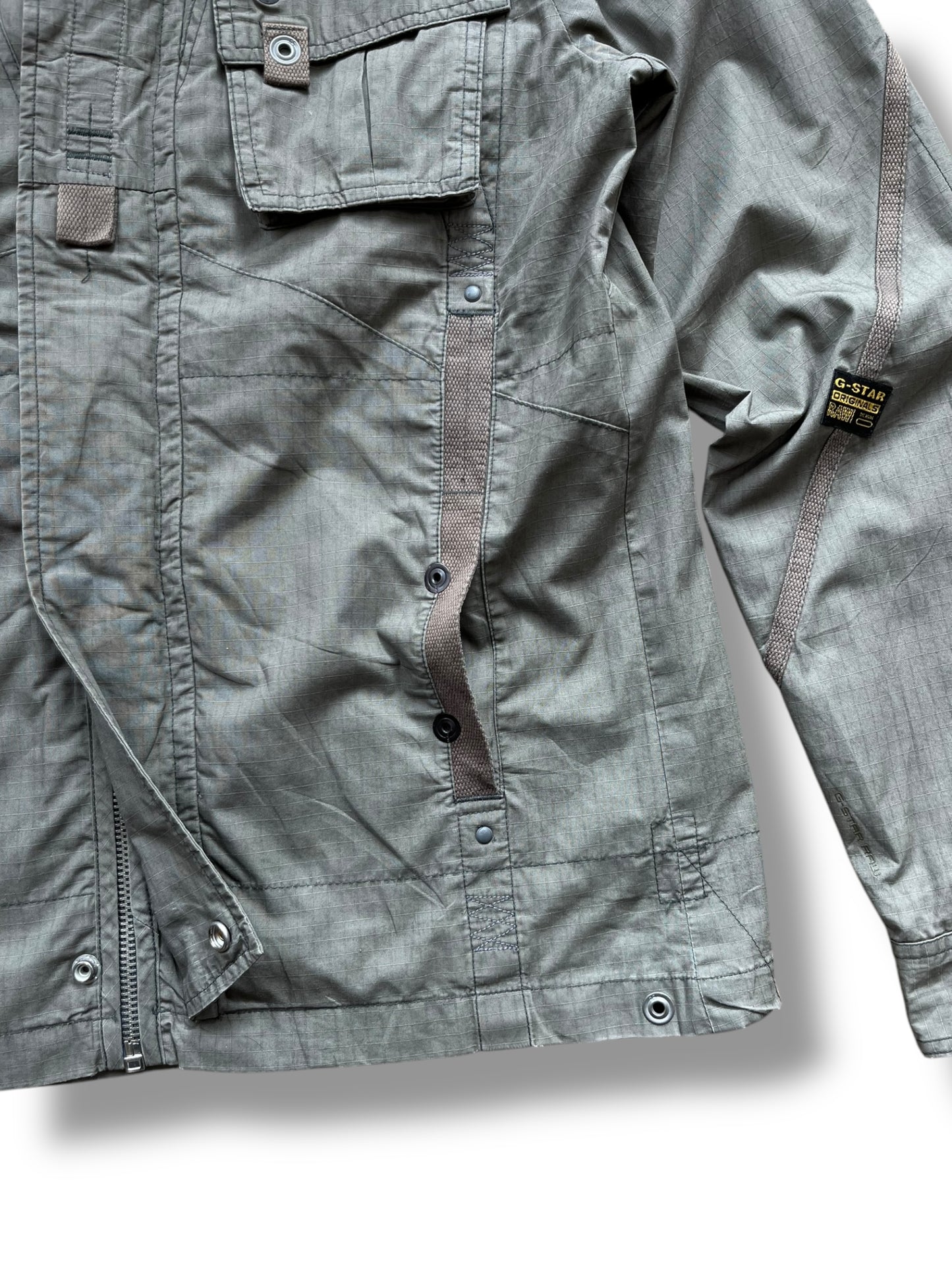G-Star Military Green Multi-pocket 2000s Khaki Jacket (M)