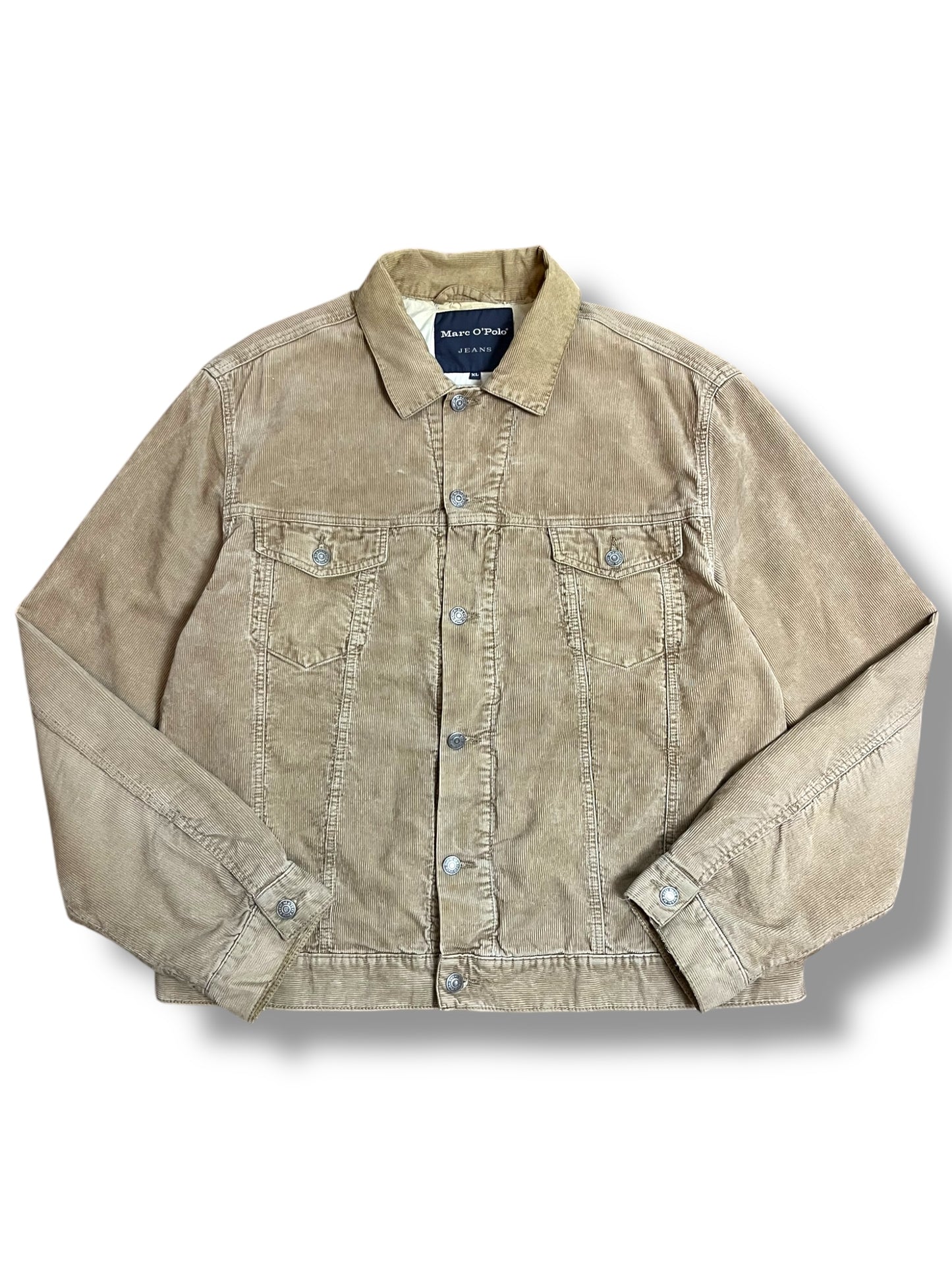 Vintage Marc O'Polo Beige Corduroy Trucker Jacket (XL)