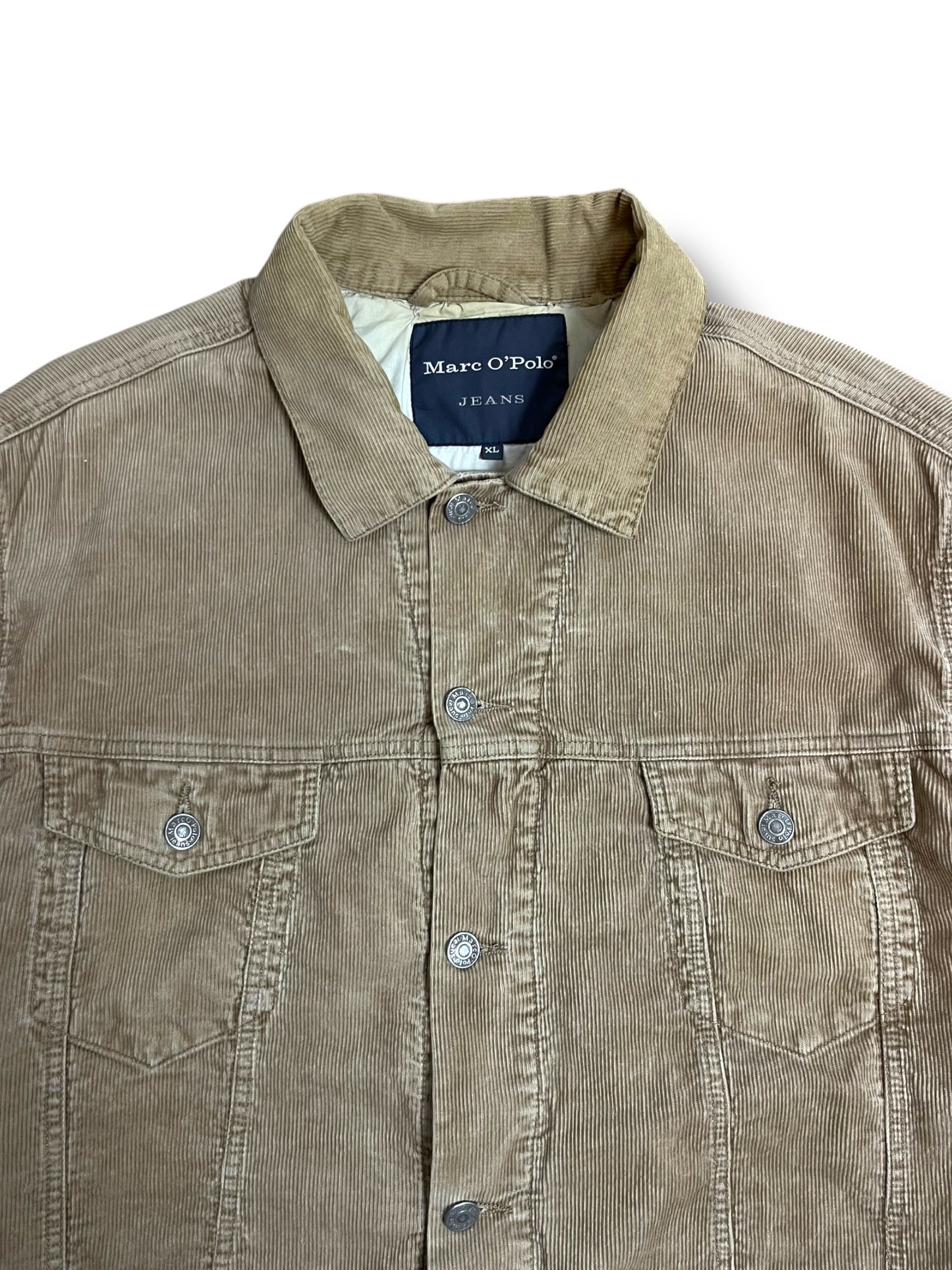 Vintage Marc O'Polo Beige Corduroy Trucker Jacket (XL)