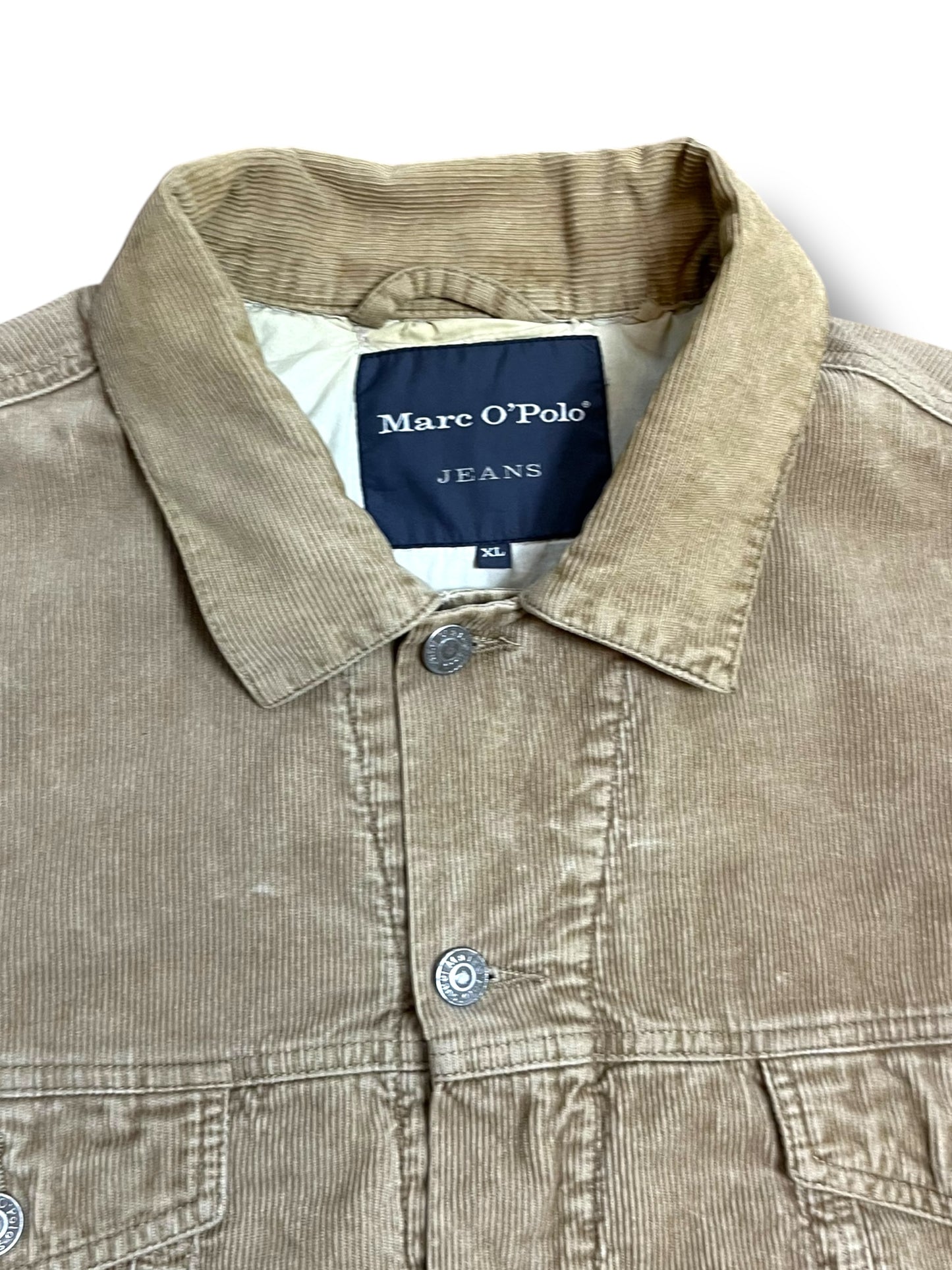 Vintage Marc O'Polo Beige Corduroy Trucker Jacket (XL)