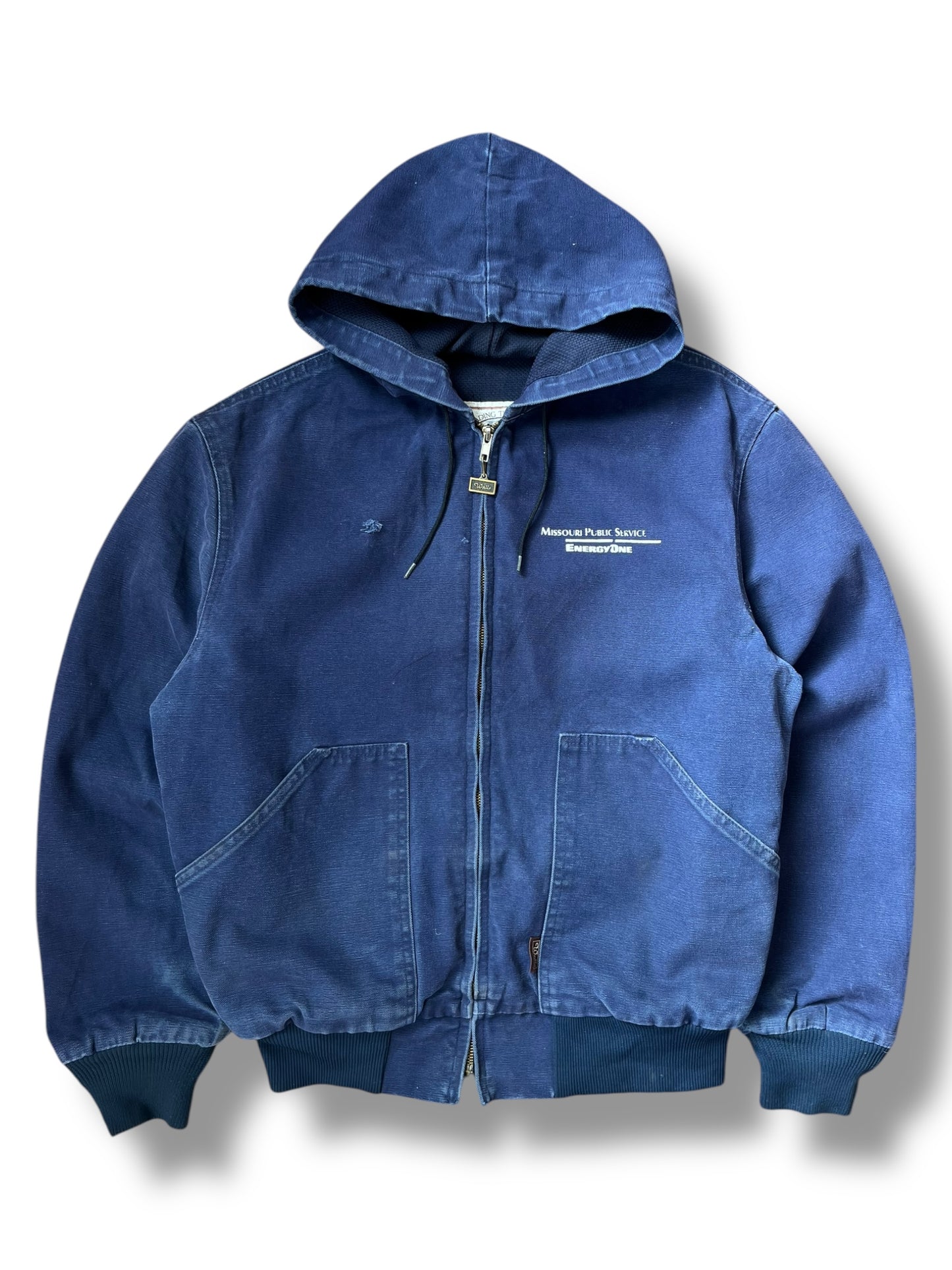 Vintage Walls 90s Blue Canvas Workwear Active Jacket (M)