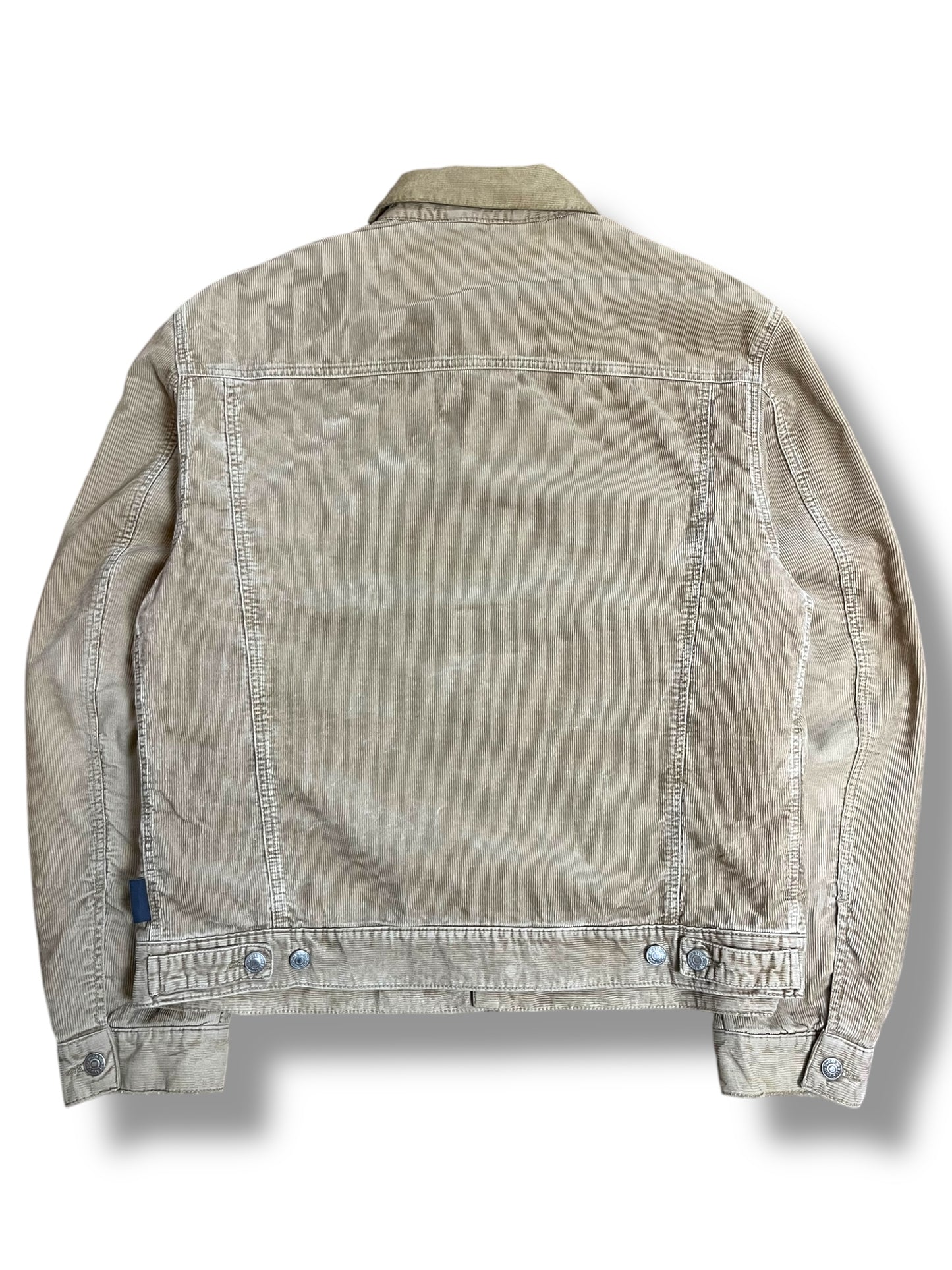 Vintage Marc O'Polo Beige Corduroy Trucker Jacket (XL)