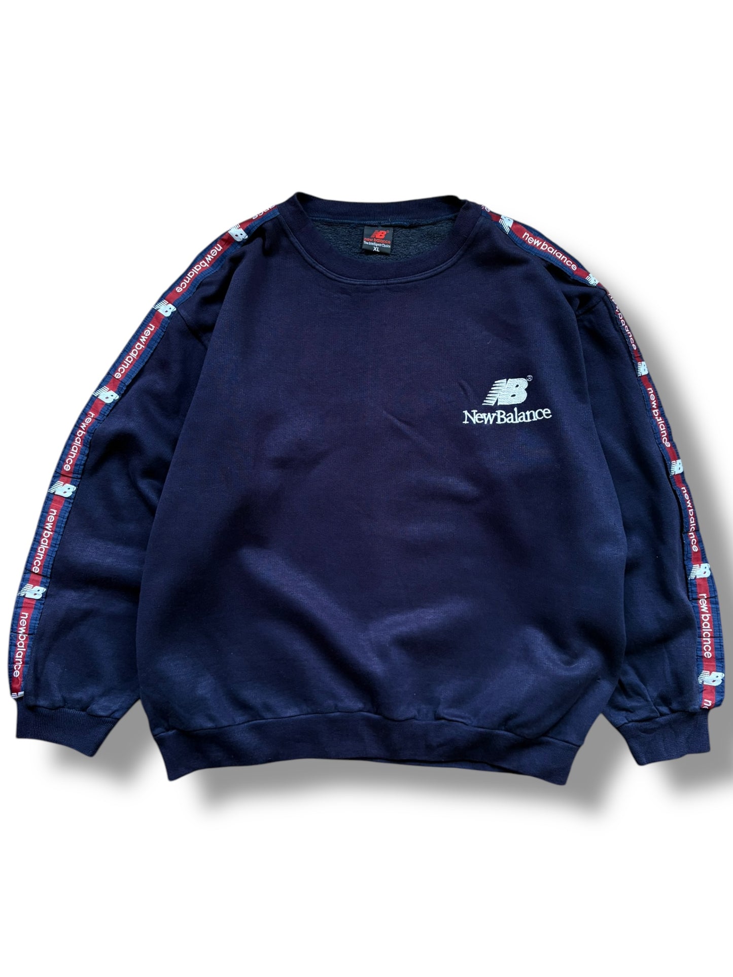 New Balance 90s Navy Spelllout Sweatshirt (XL)