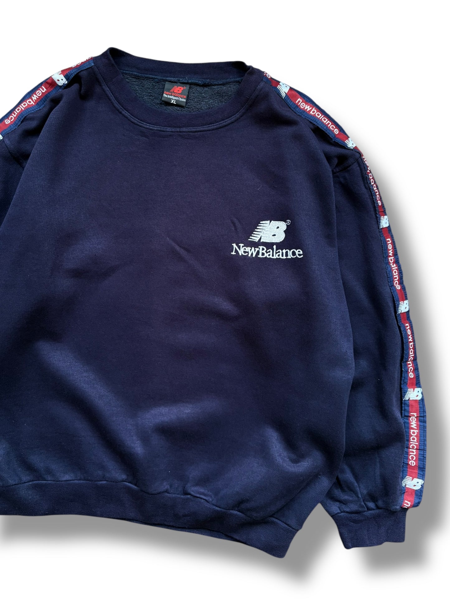 New Balance 90s Navy Spelllout Sweatshirt (XL)
