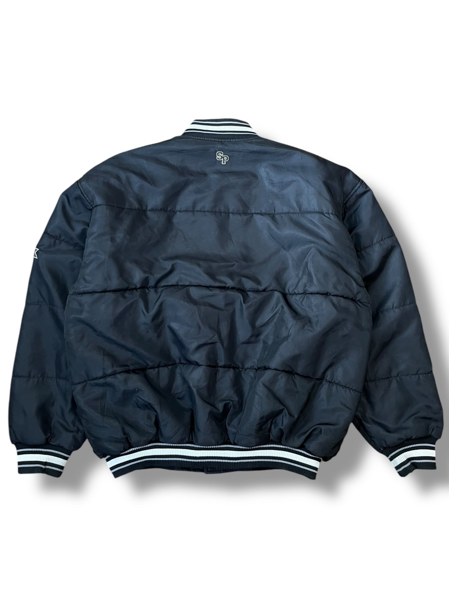 South Pole 2000s Black Quilted Bomber Jacket (M)