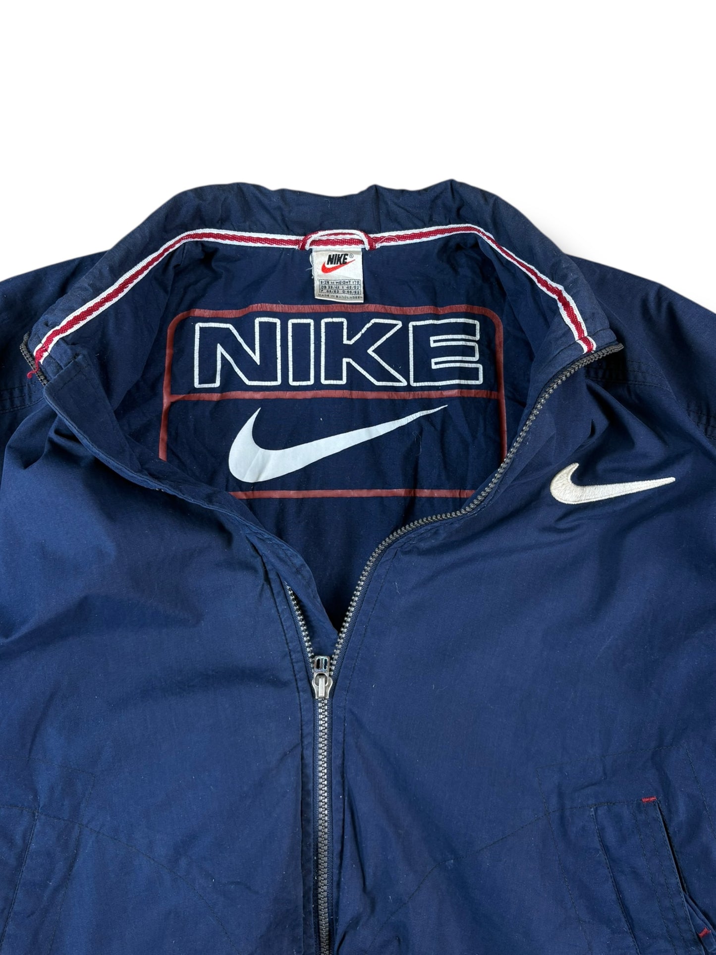 Nike 90s Silver Tag Navy Harrington Jacket (M)
