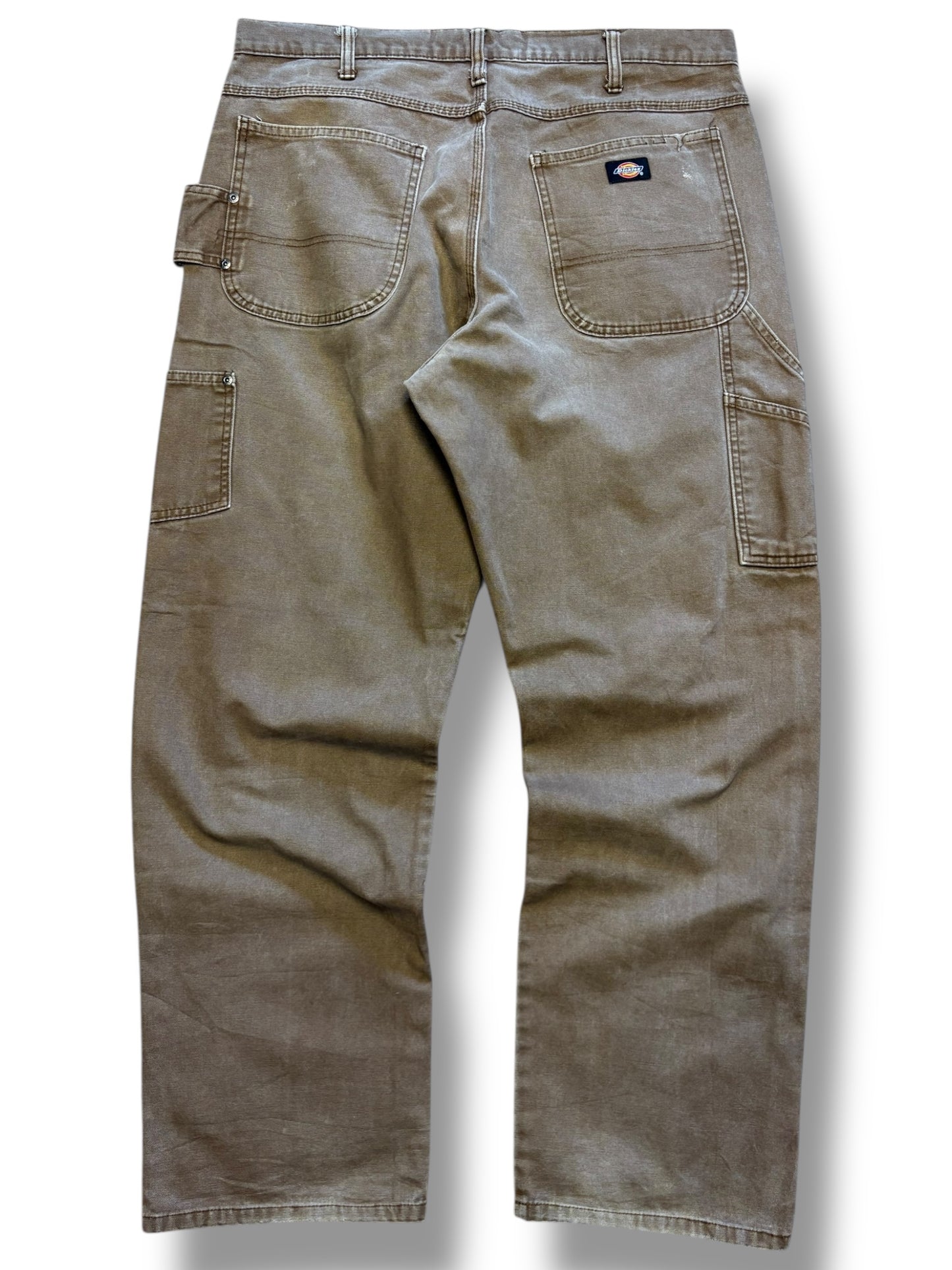 Dickies Workwear Brown Carpenter Trousers (38x32)